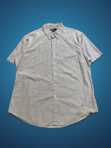 Polo Ralph Lauren Polo Ralph Lauren Checkered Custom Fit Button Up Shirt Size US XL / EU 56 / 4 - 1 Thumbnail