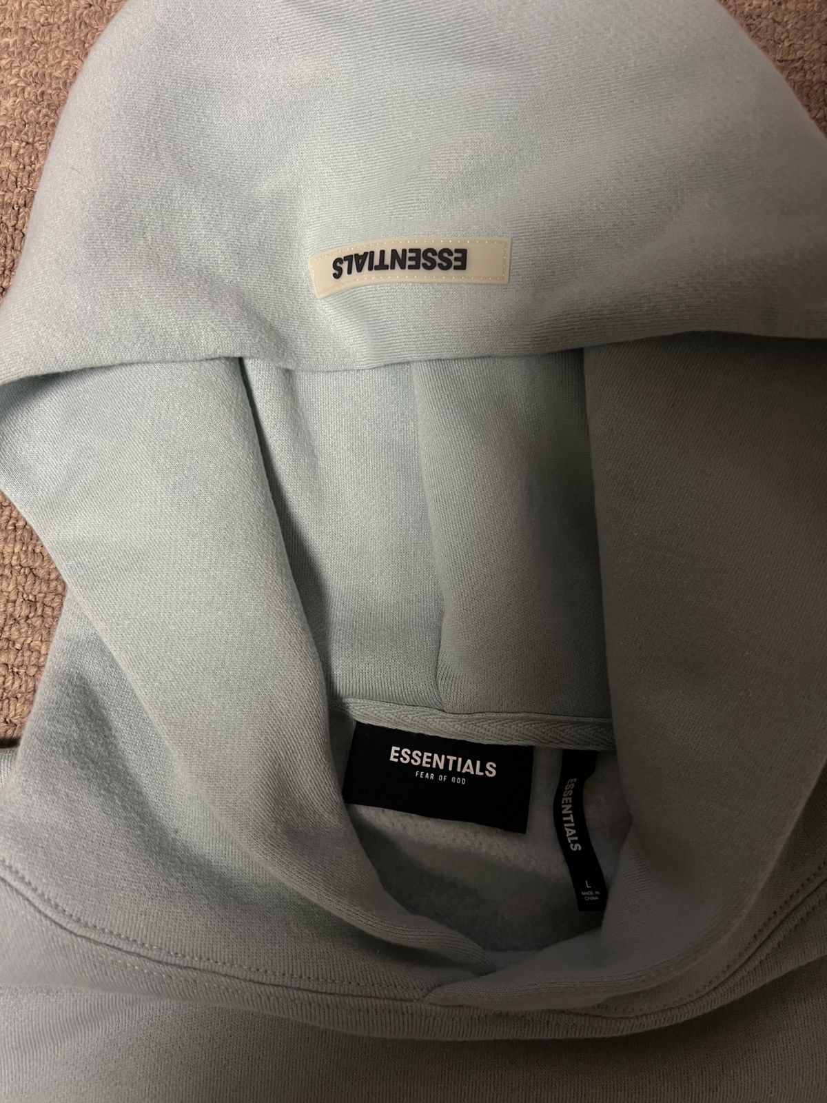 Fear of God Fear of God Essentials logo Hoodie Size US L / EU 52-54 / 3 - 3 Thumbnail