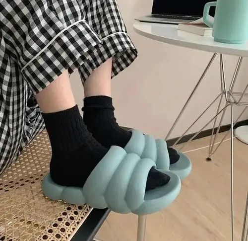 Japanese Brand × Vintage Puffer Sandal Slides Cute Y2k Streetwear Size US 11 / EU 44 - 3 Thumbnail