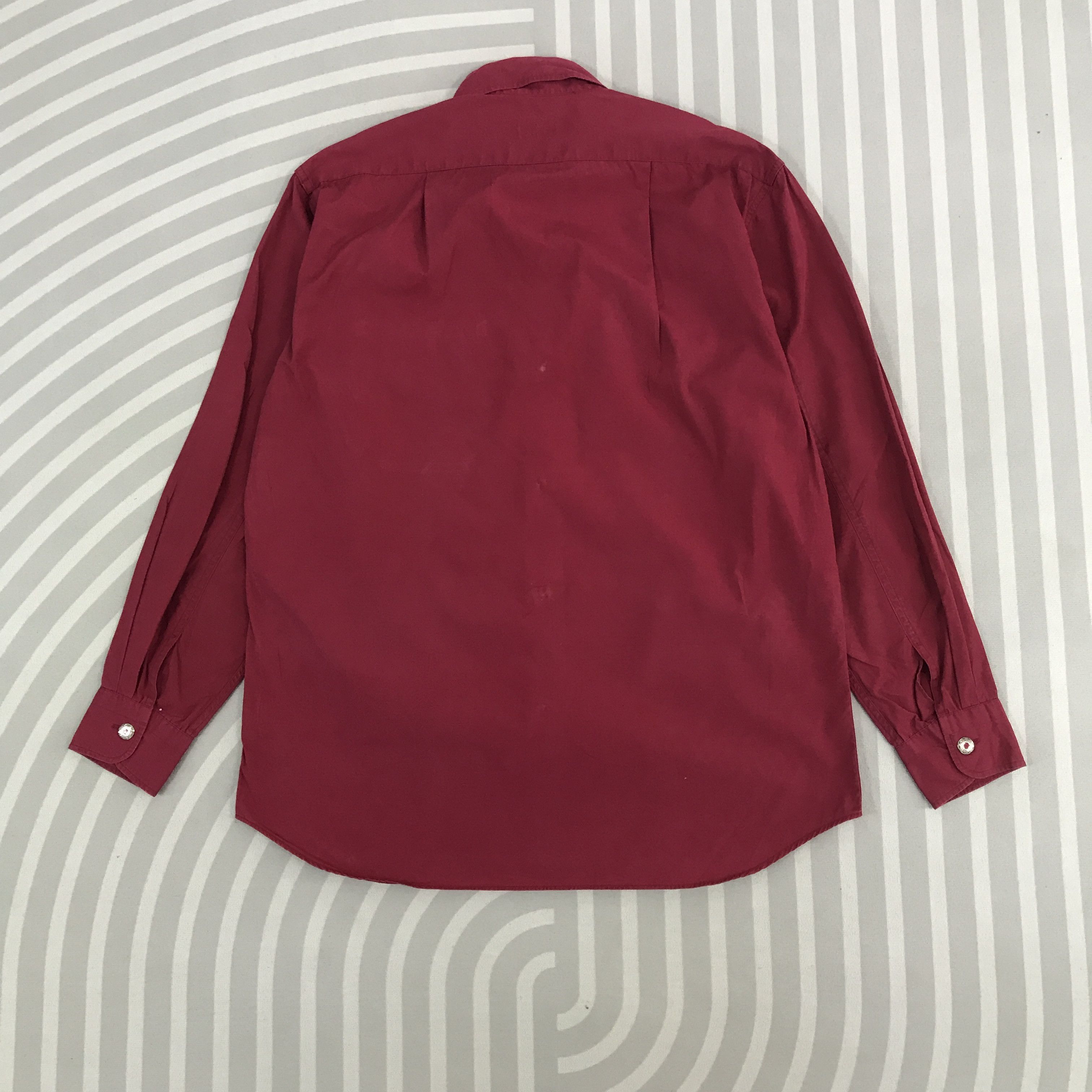 Vintage × agnes b. Vintage Agnes B. Long Red Button up Shirt Size US L / EU 52-54 / 3 - 3 Thumbnail