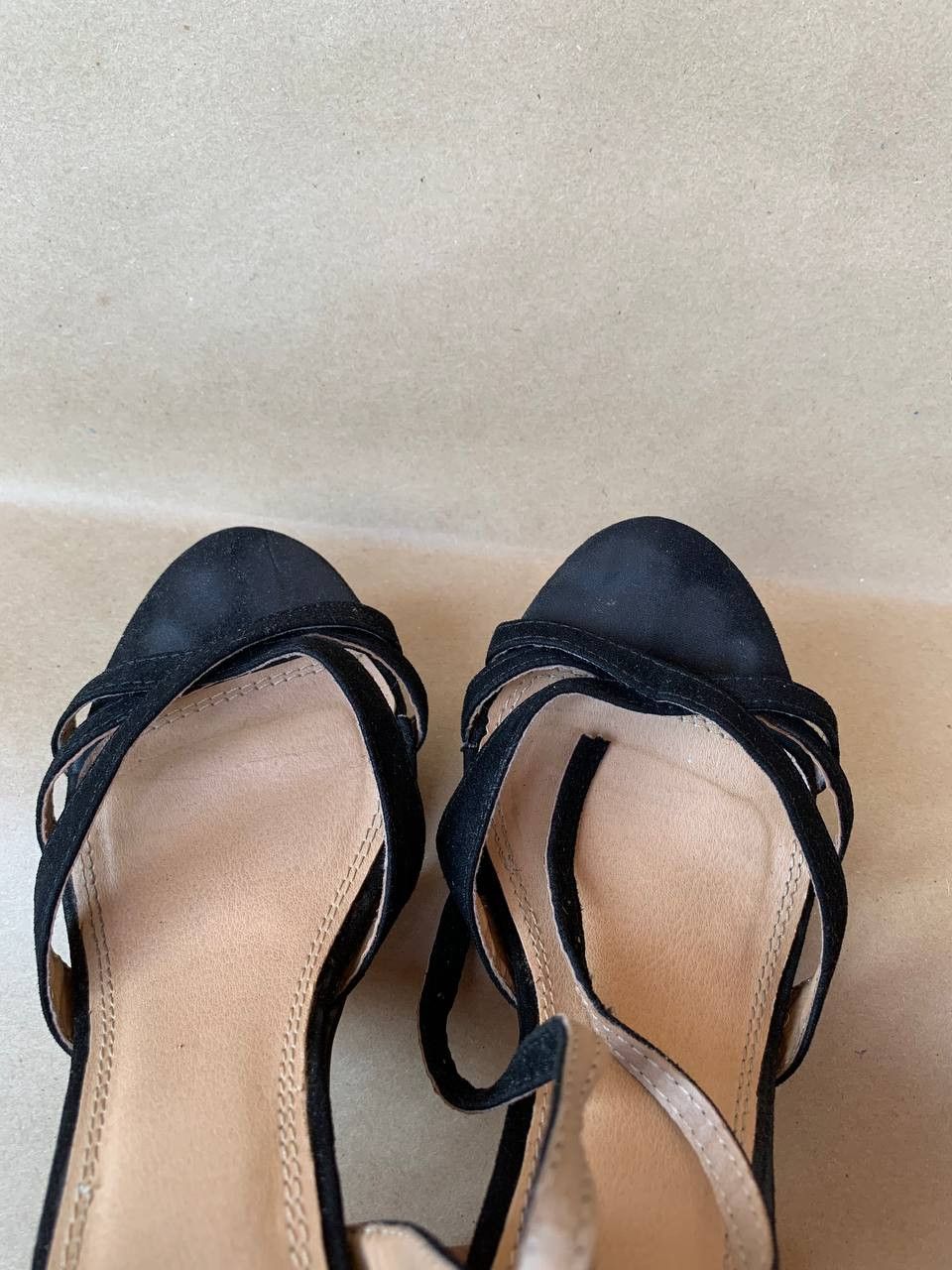 Buffalo London × Vintage Buffalo vintage Y2K black slingback sandals Size US 5 / IT 35 - 6 Thumbnail