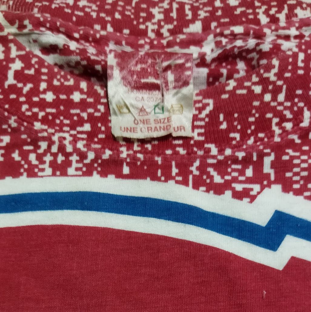 NHL Vintage 90s Montreal Candiens NHL All Over Print Tee Size US XL / EU 56 / 4 - 3 Thumbnail