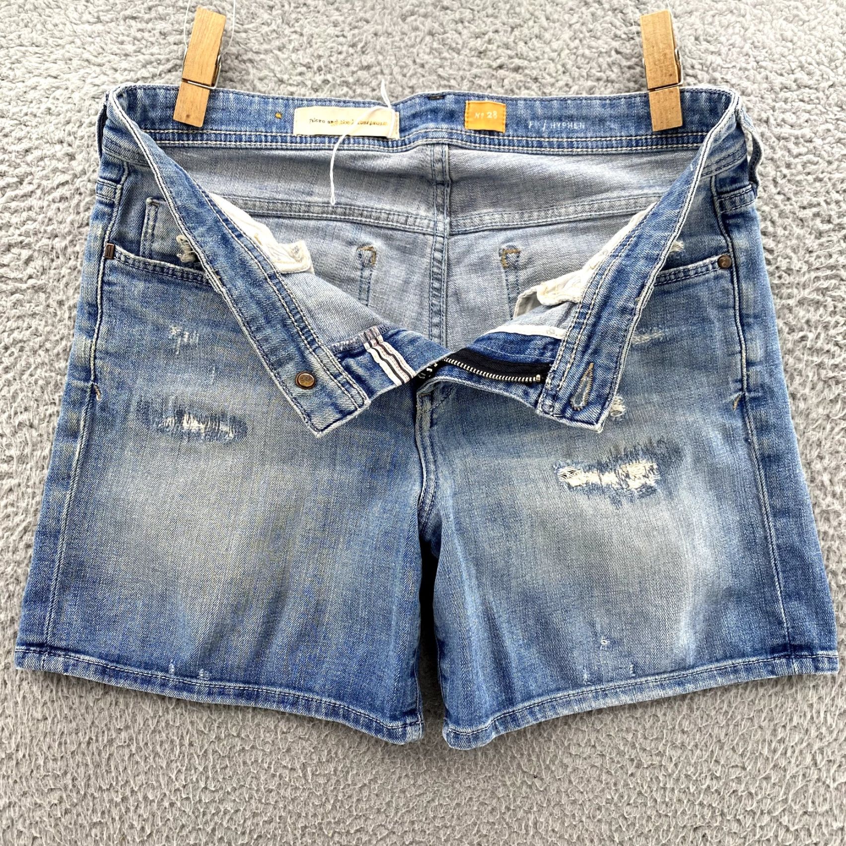 Anthropologie Anthropologie Pilcro Hyphen Jean Shorts Women's 32" Jorts Boho 90's Classic Y2k Size 28" / US 6 / IT 42 - 5 Thumbnail