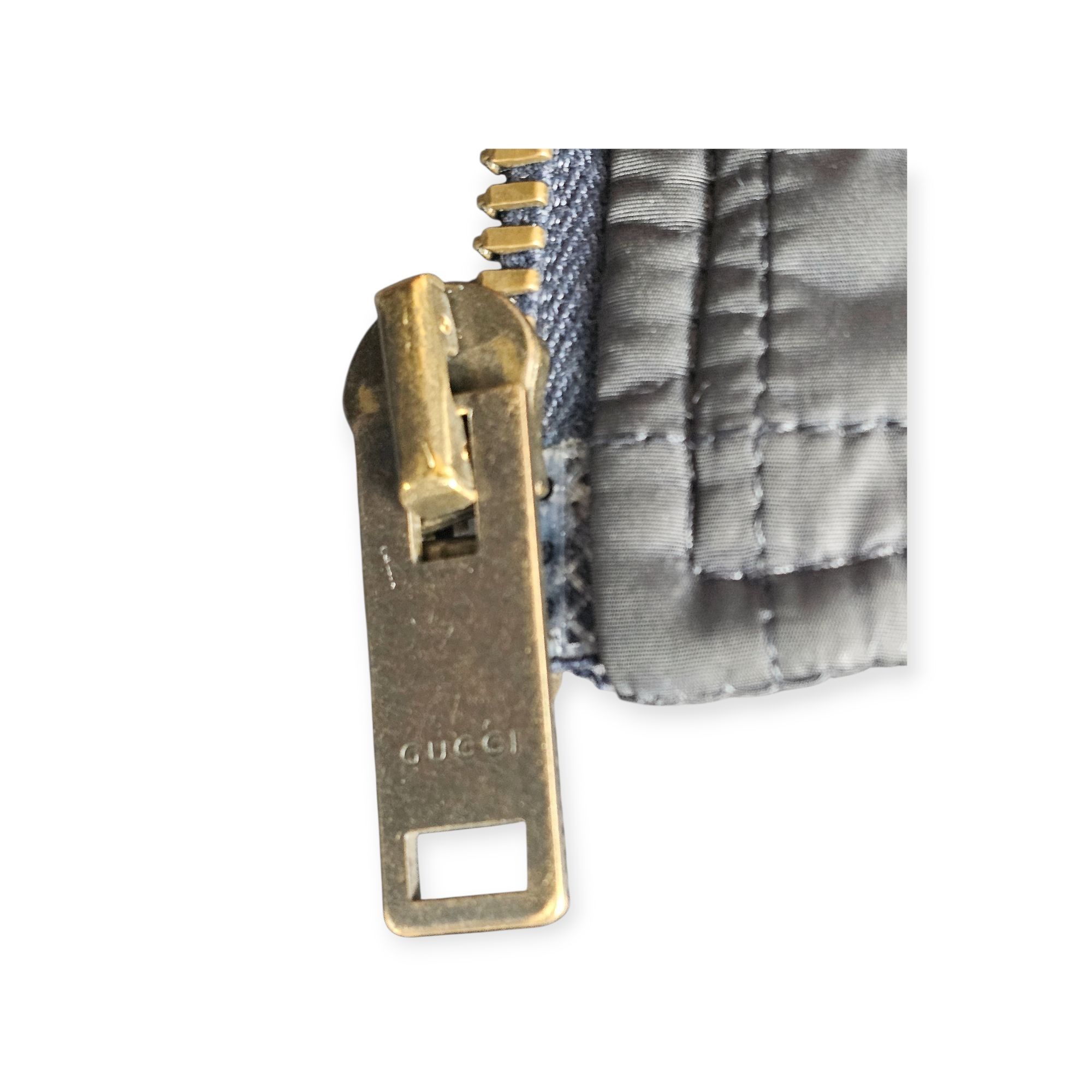 Gucci Gucci Quilted Bomber Jacket Size 50 IT Navy Blue Brown Suede Size US M / EU 48-50 / 2 - 14 Thumbnail