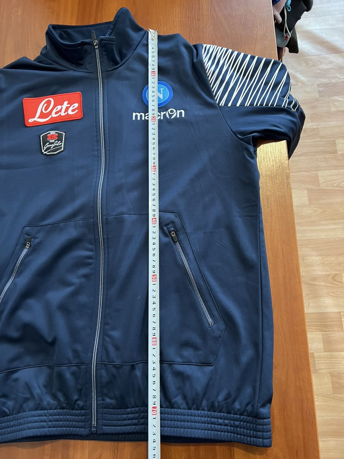 Macron 2015/16 NAPOLI SSC TRAINING SOCCER FOOTBALL ZIP JACKET XXL Size US XXL / EU 58 / 5 - 15 Thumbnail