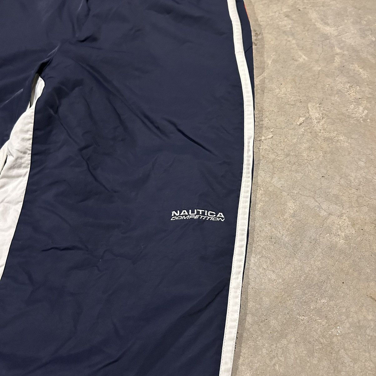 Nautica × Vintage Crazy Vintage Y2K Nautica Competition Striped Track Pants Size US 30 / EU 46 - 4 Thumbnail
