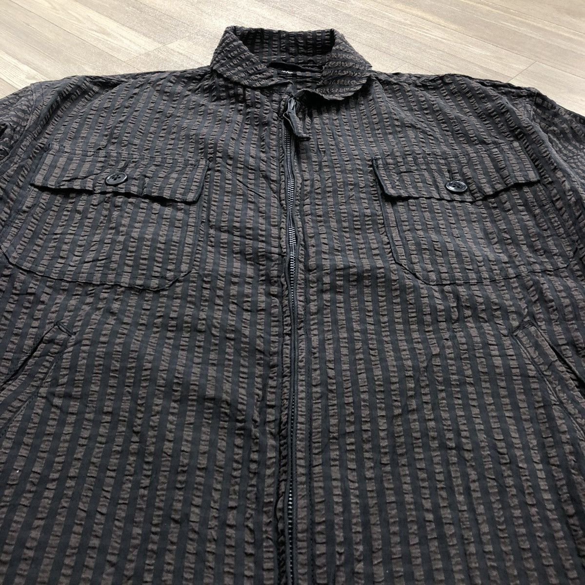Kaptain Sunshine Vintage Kaptain Sunshine Striped Jacket Designer Luxury Size US L / EU 52-54 / 3 - 8 Thumbnail