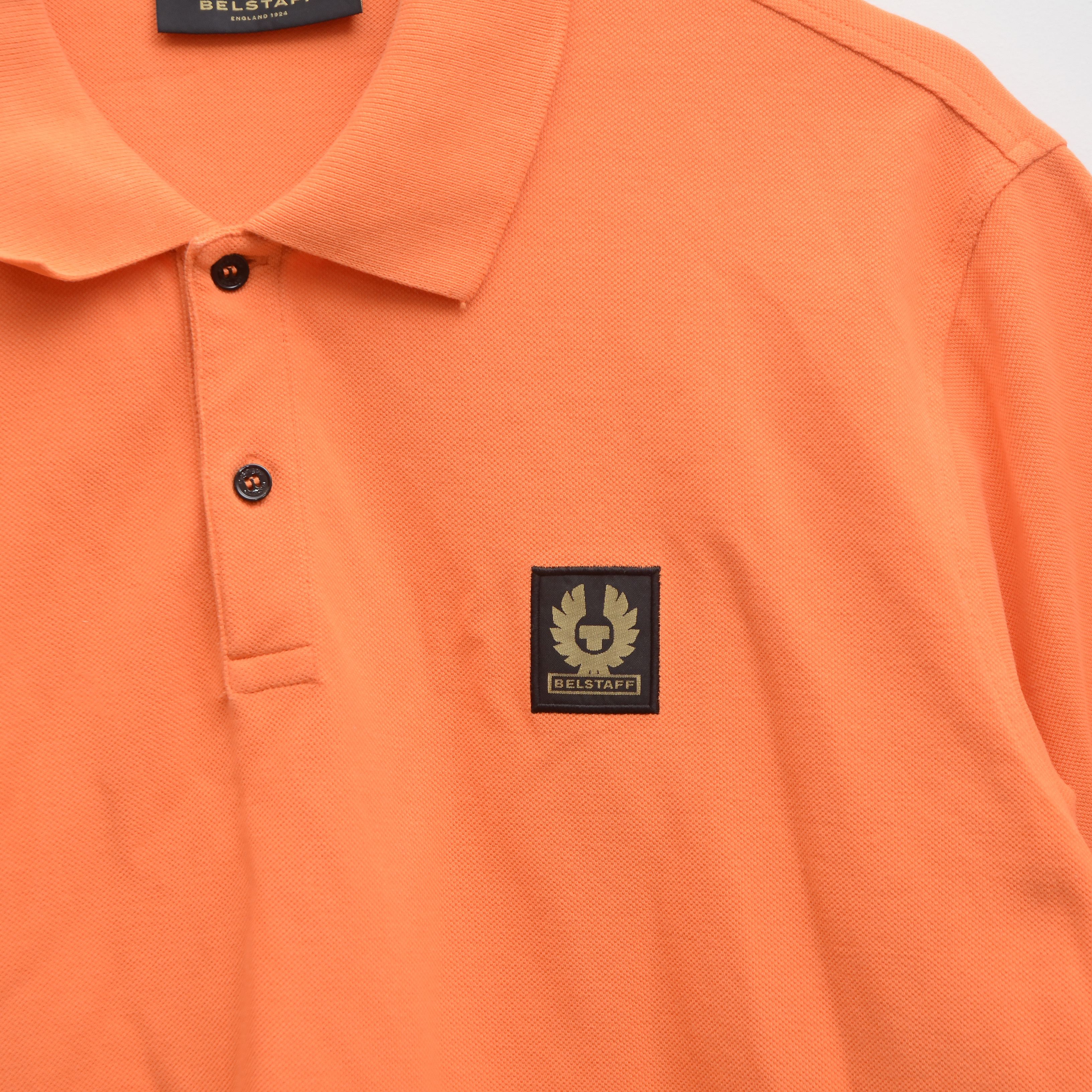 Belstaff Belstaff Polo T-Shirt XL/XXL Orange Lightweight Cotton Size US XXL / EU 58 / 5 - 6 Thumbnail