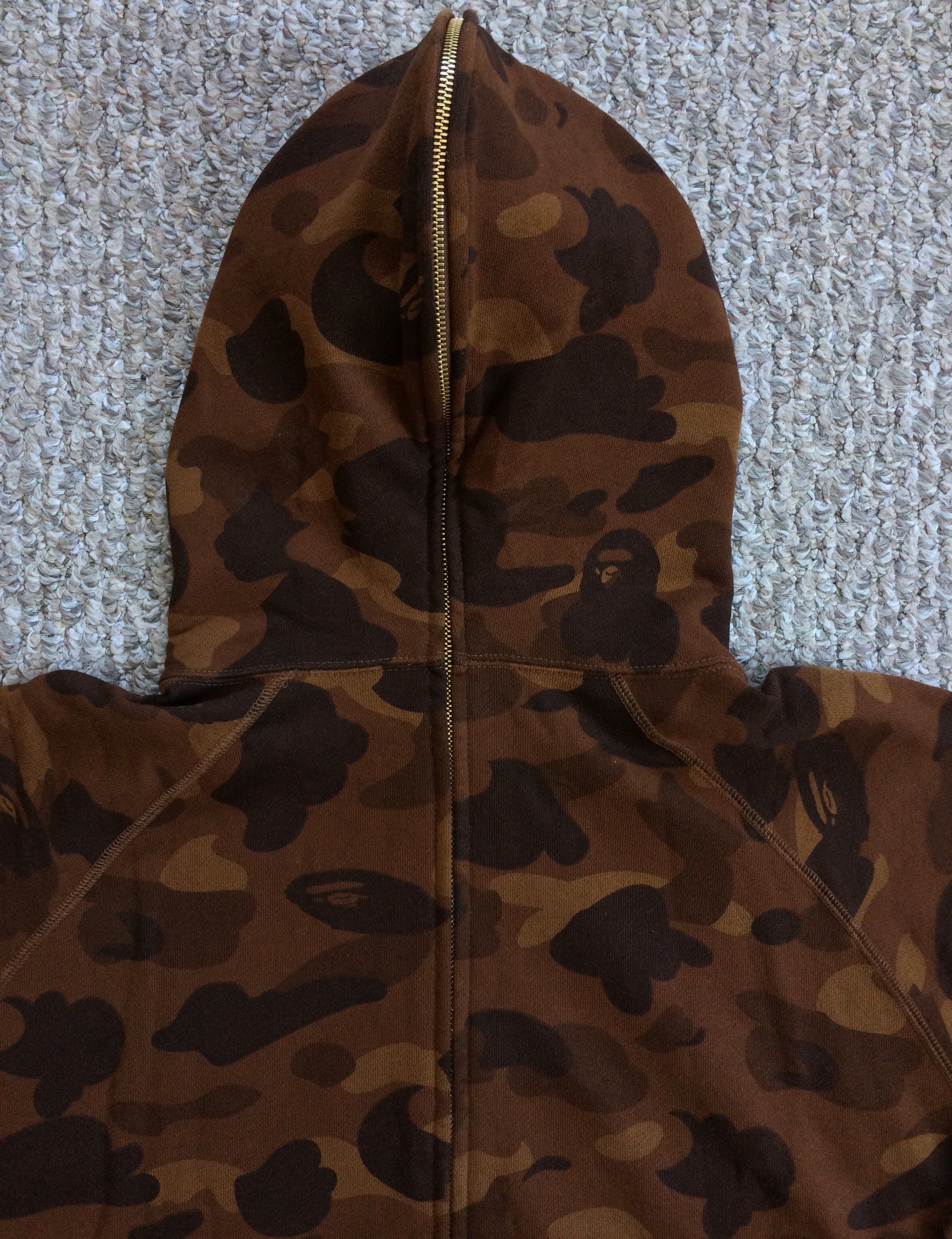 Bape OG Bape Brown Camo Full Zip Hoodie Size US M / EU 48-50 / 2 - 5 Thumbnail