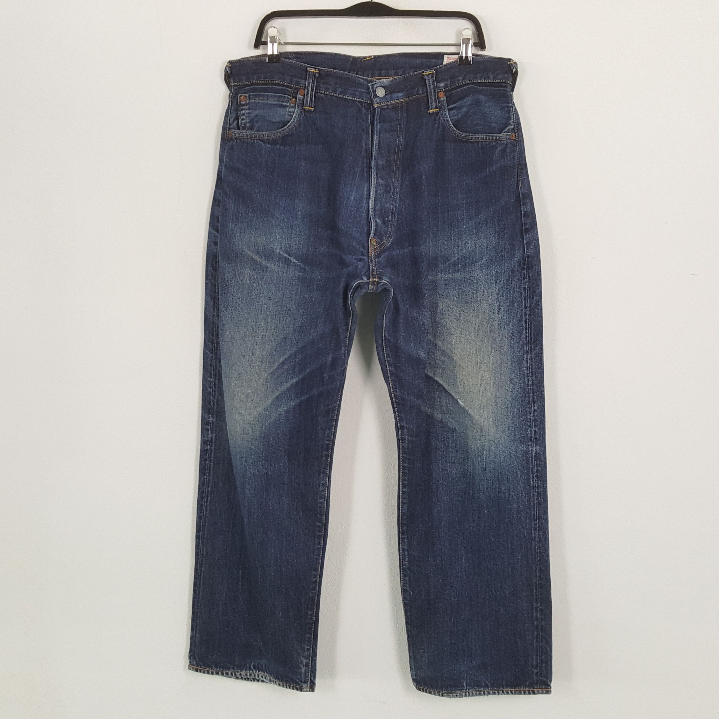 Japanese Brand × Vintage EVISU Japanese Brand Fashion Style Custom Daicock Jeans Size US 35 - 4 Thumbnail