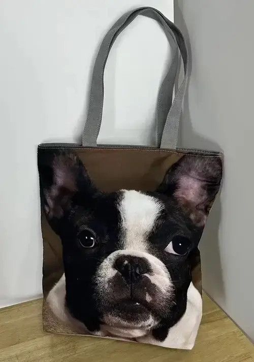 Individualized Shirts Fashion y2k unisex French bulldog tote bag Size ONE SIZE - 1 Thumbnail