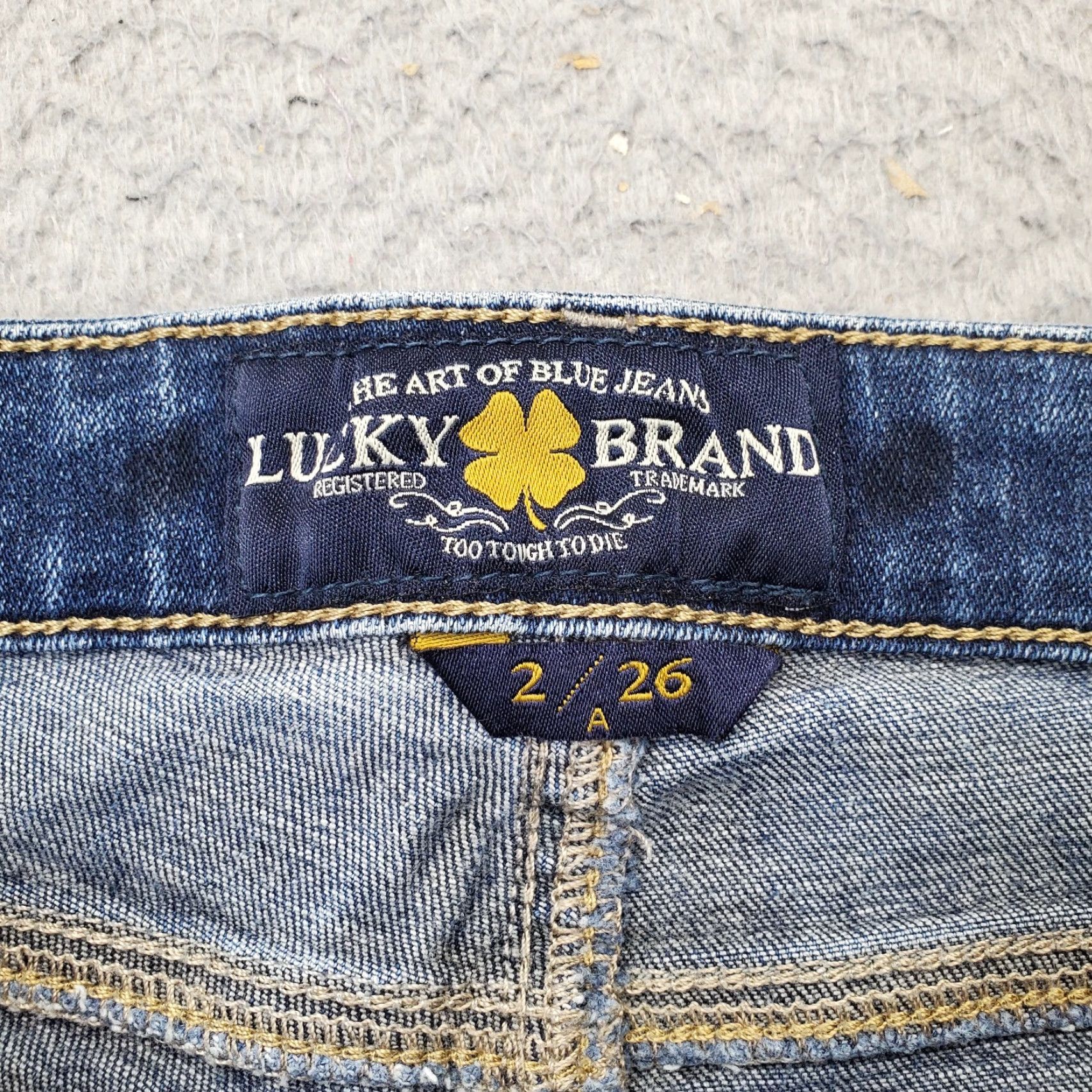 Lucky Brand Lucky Brand Jeans Women 2 Denim Slim Stretch 5-Pocket Blue 28 Inseam 26.5 Inseam Vintage: No Size 2 Size 26" / US 2 / IT 38 - 7 Thumbnail