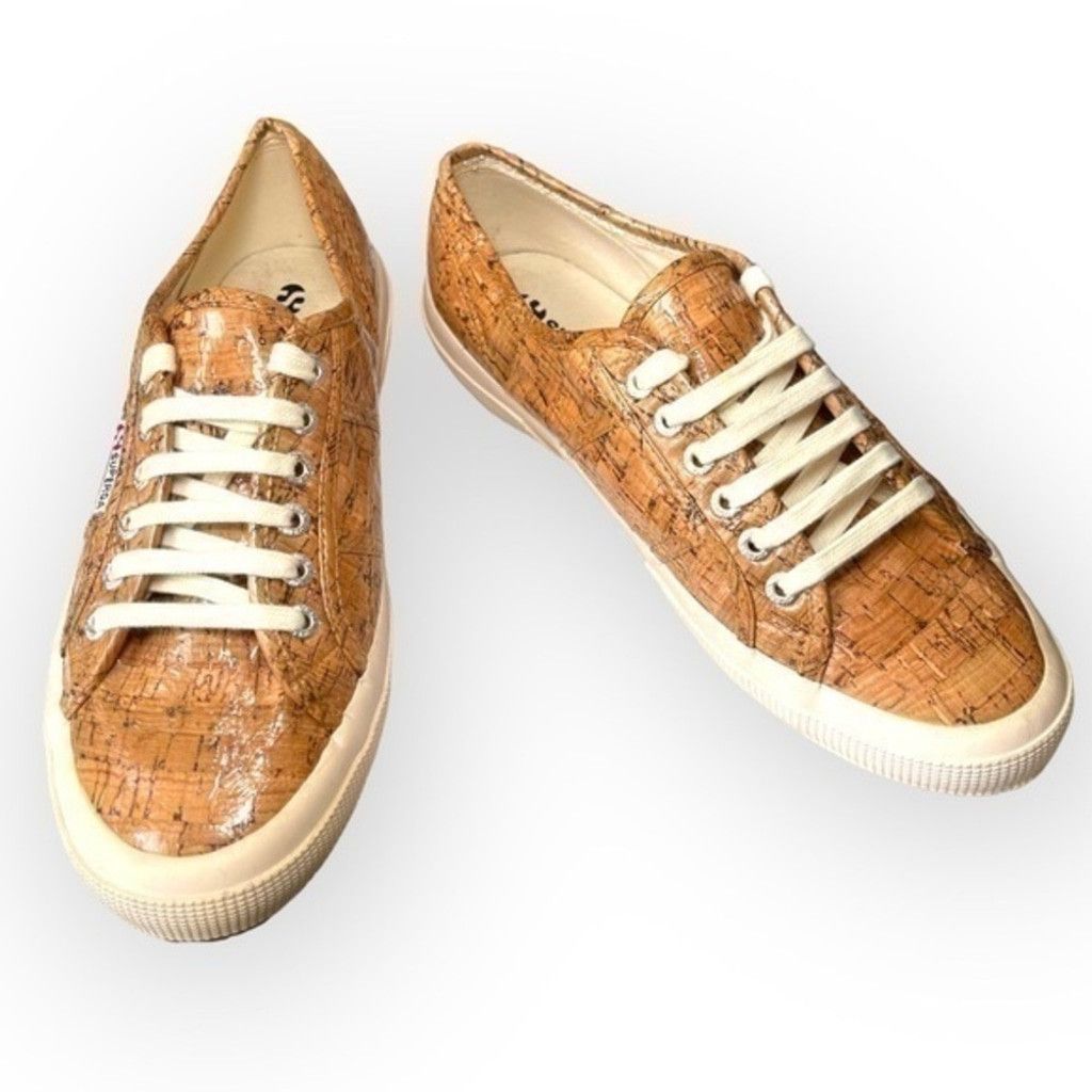 Superga SUPERGA Shiny Cork Sneakers NWOT, Unisex Size EU 41 Size US 9 / IT 39 - 3 Thumbnail