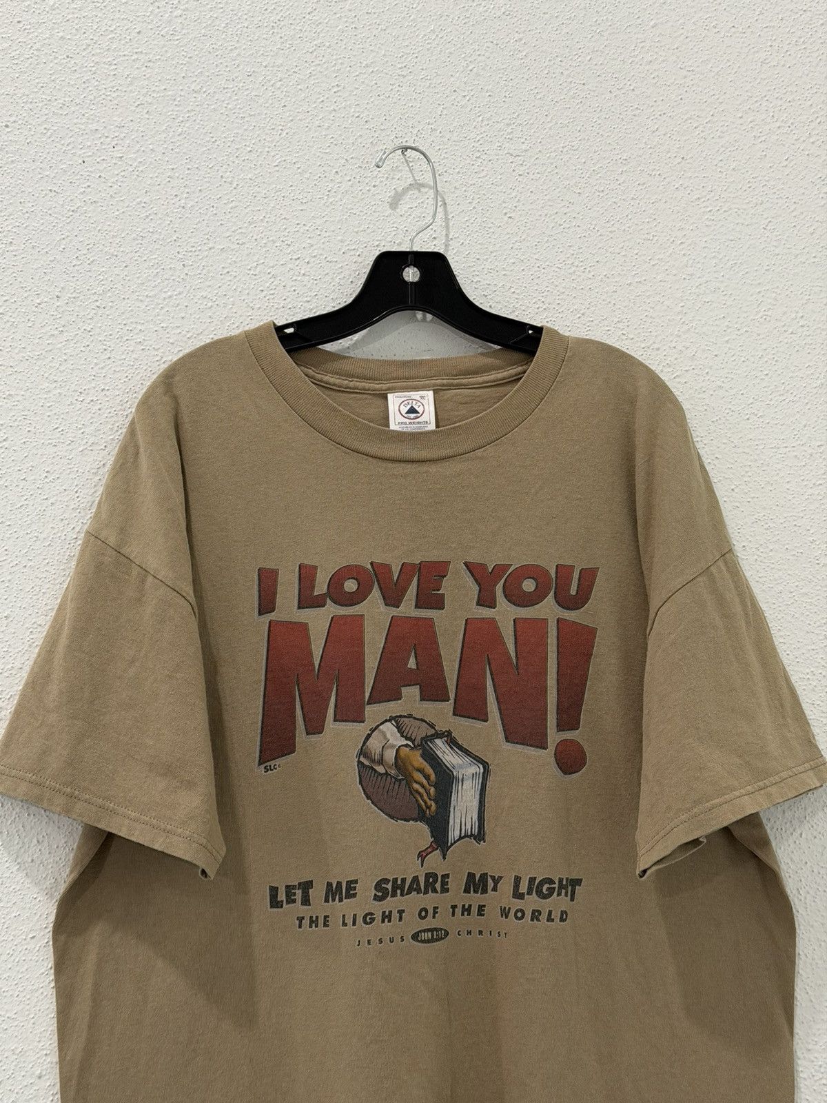 Vintage Vintage Jesus Tee I Love You Man Light of the World XL Bible Size US XL / EU 56 / 4 - 2 Thumbnail