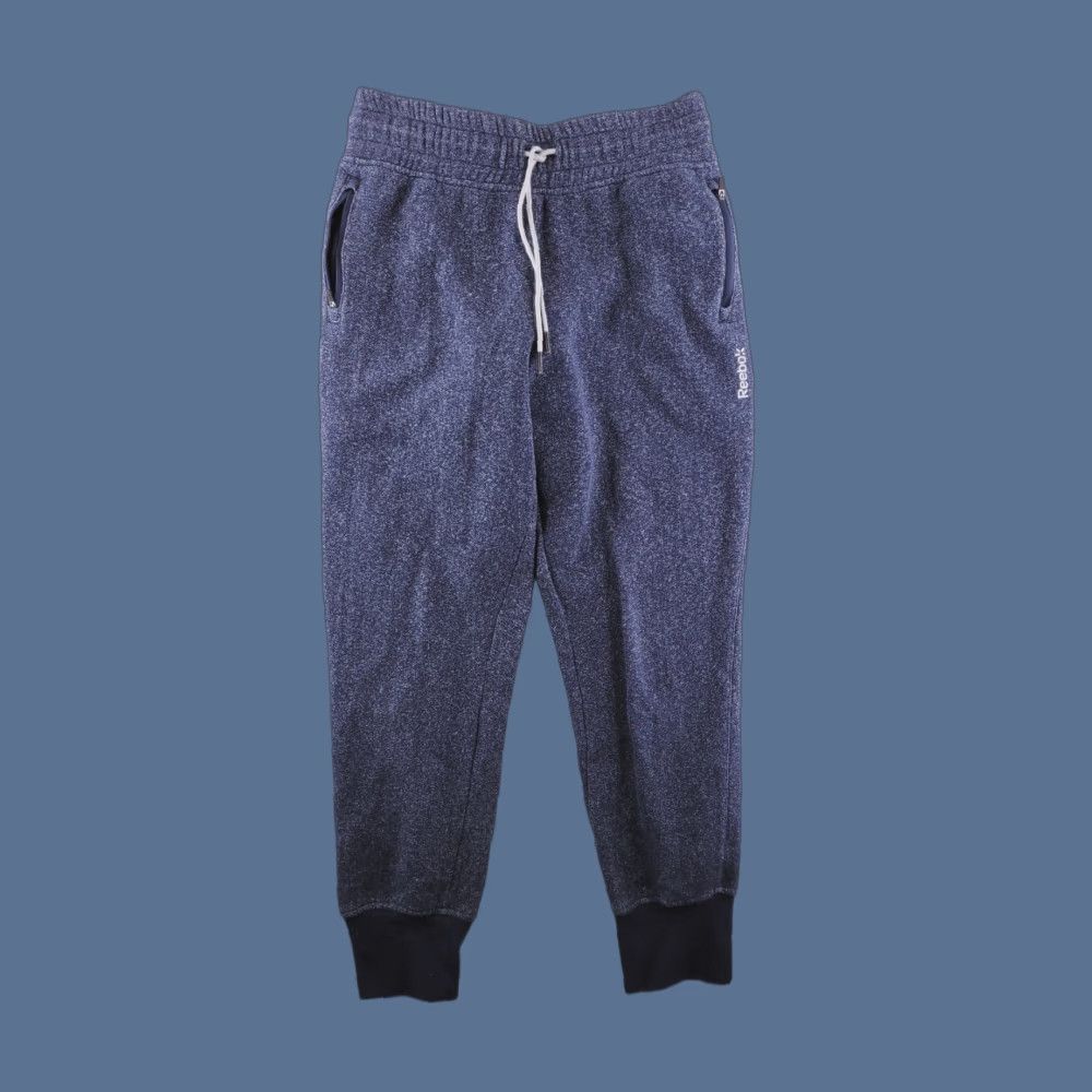 Reebok Reebok Jogger Pants Mens M Blue Skinny Tapered Sweatpants Regular Waist 32 Activewear Pants Mens Blue Jogger Reebok Skinny Tapered Sweatpants Size US 31 - 1 Thumbnail