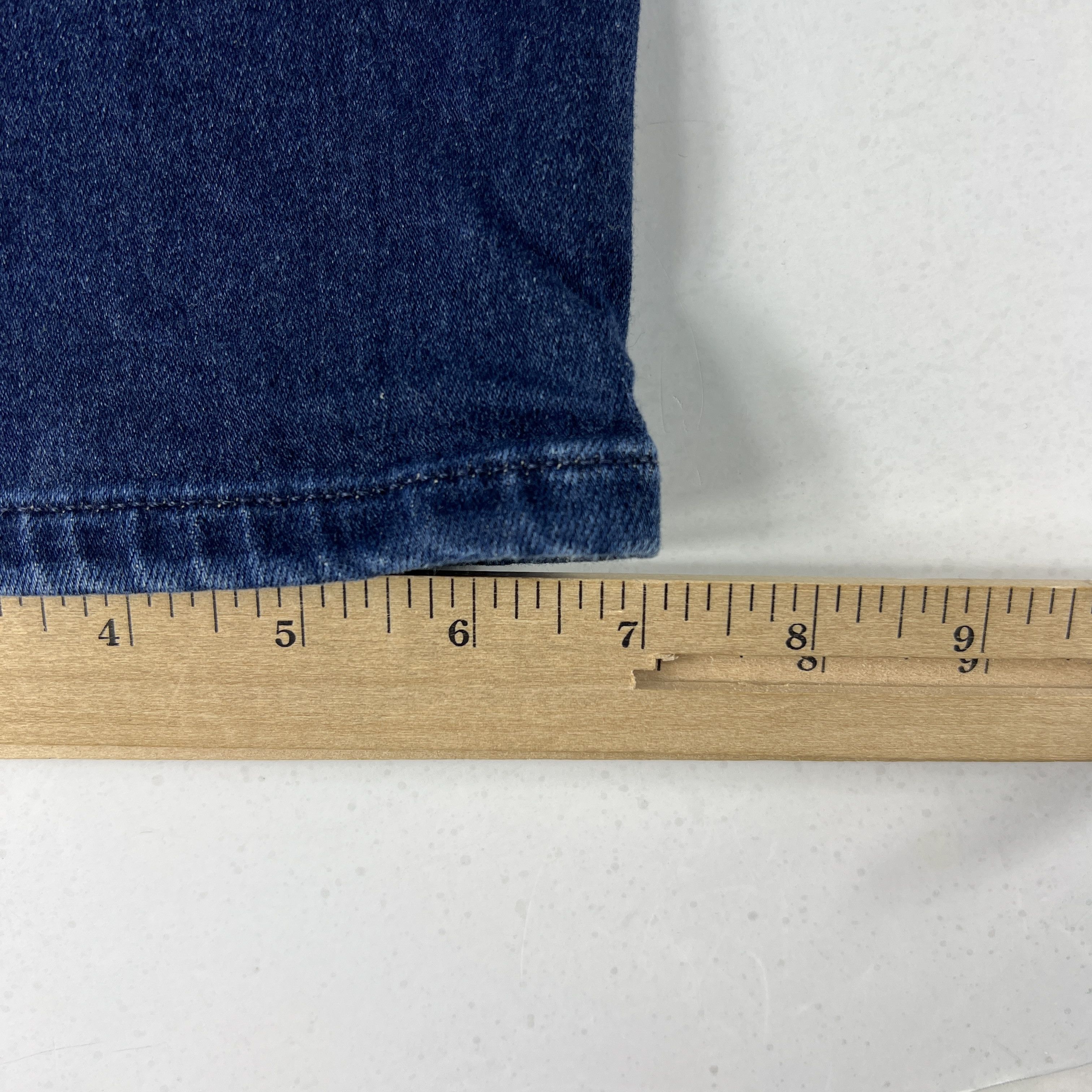 Paige Paige Jeans Lennox Slim Straight Blue Stretch Denim Size US 39 - 13 Thumbnail