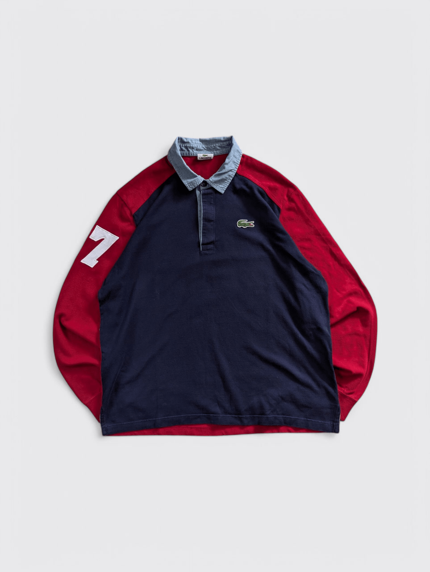 Lacoste Lacoste Vintage Rugby 27 Polo Shirt Size US XL / EU 56 / 4 - 1 Thumbnail