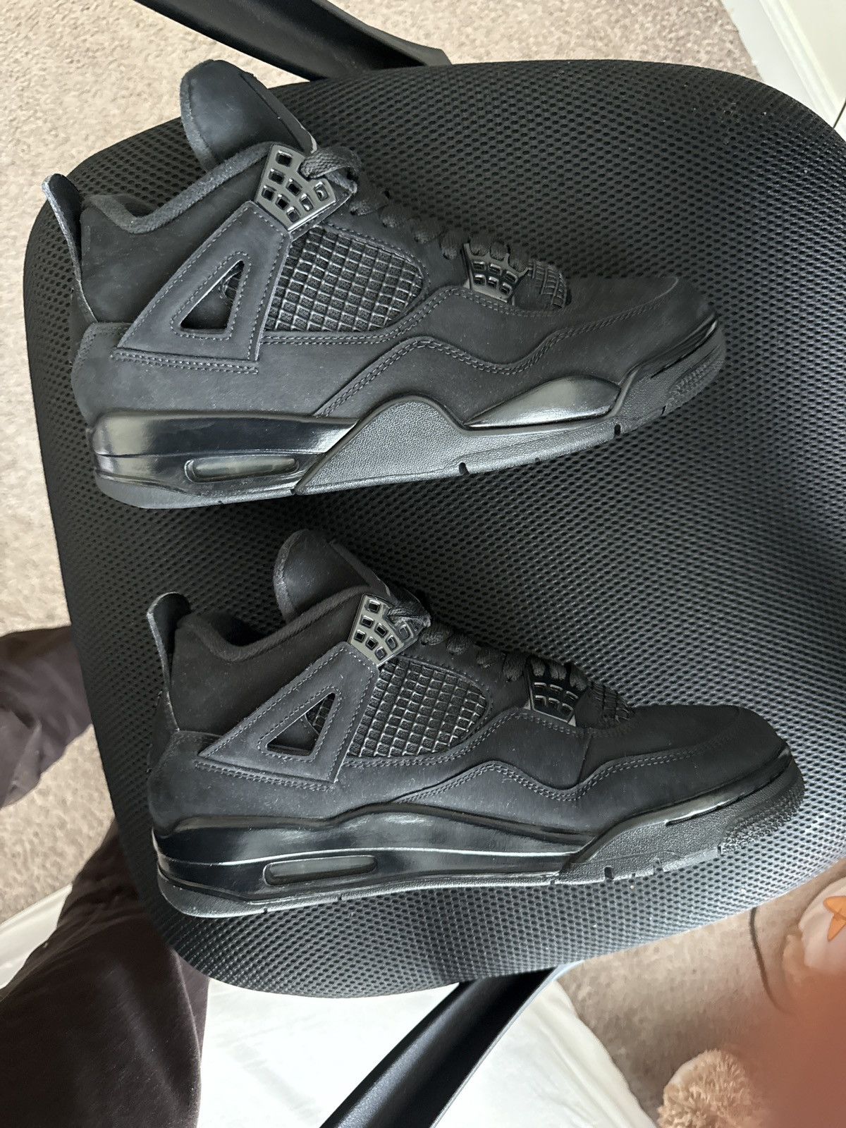 Nike Black cat Air jordan 4 Size US 8.5 / EU 41-42 - 6 Thumbnail