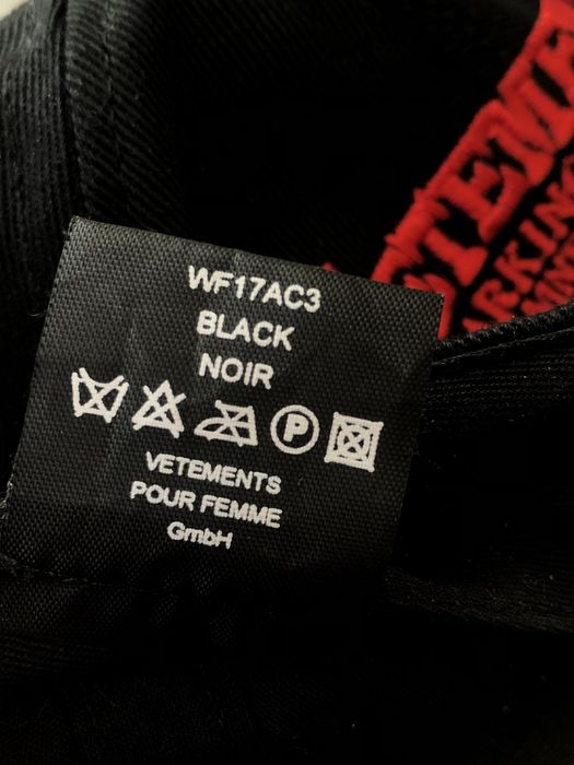 Vetements Vetements 2016 Parking Tour Cap | Grailed