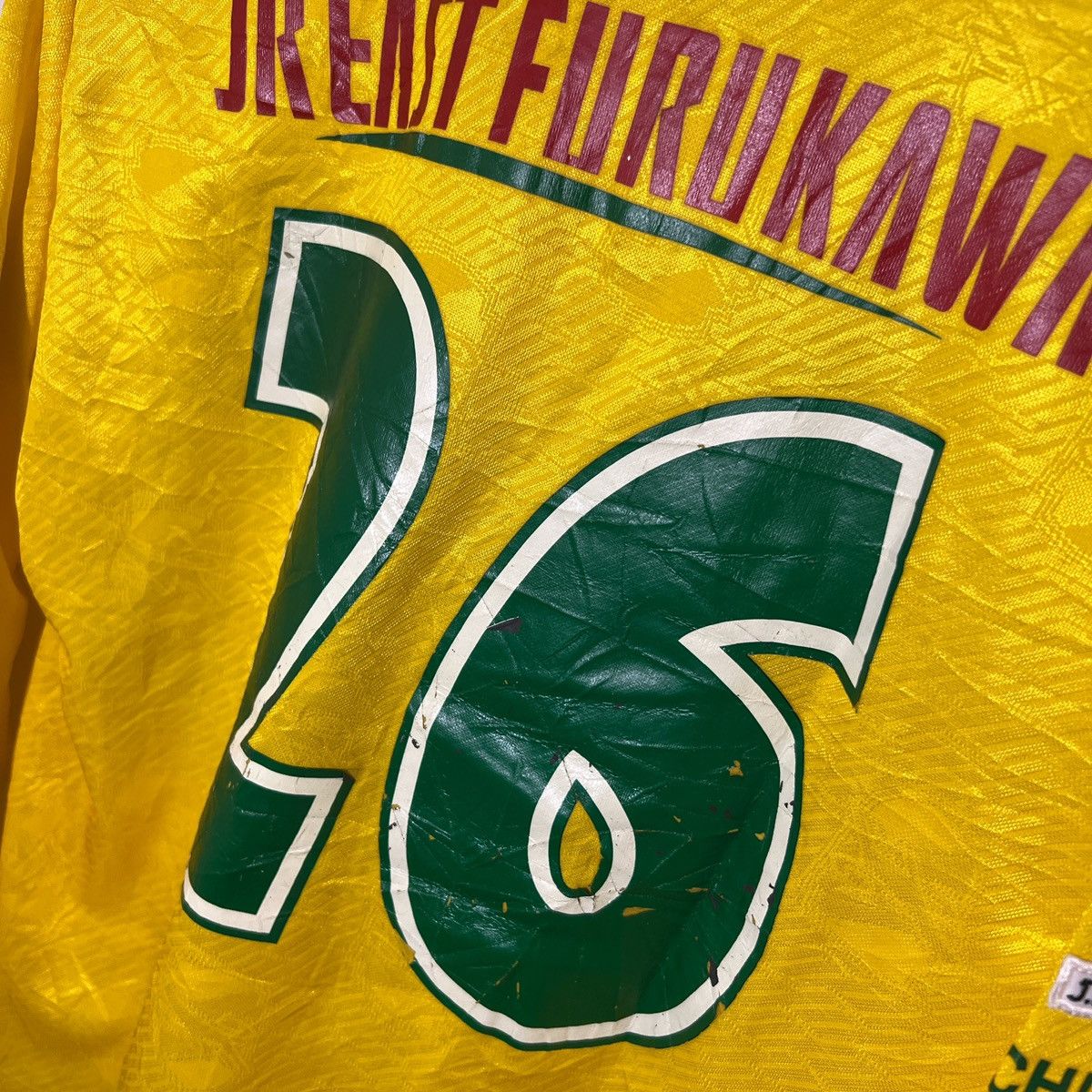 Mizuno JEF United 1997 Home Long Sleeve Jersey | Vintage Soccer Size US L / EU 52-54 / 3 - 5 Thumbnail