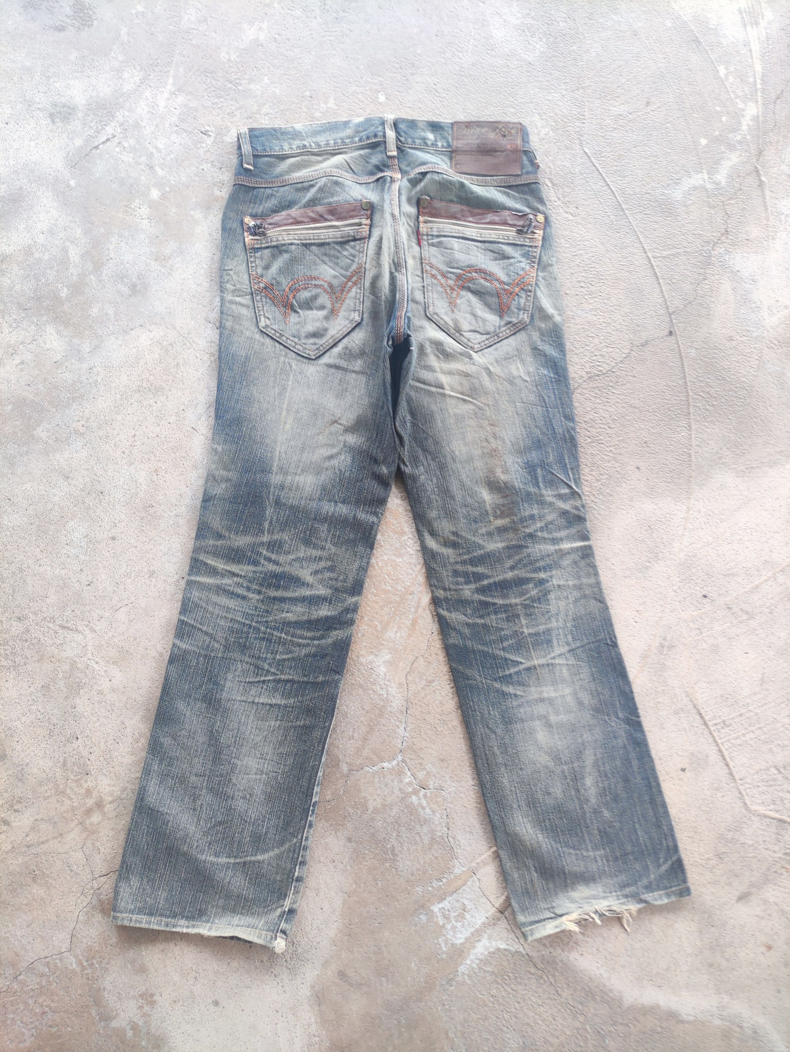 Edwin Vintage Edwin Baggy Distress Faded Denim Pants Size US 36 / EU 52 - 9 Thumbnail