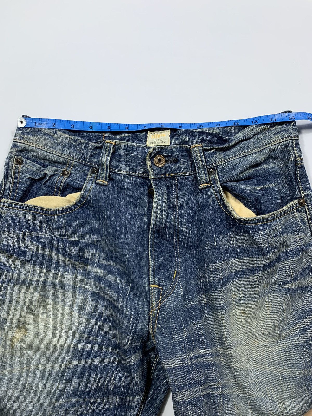 Edwin EDWIN 505Z SELVEDGE DISTRESSED DENIM Size US 29 - 8 Thumbnail