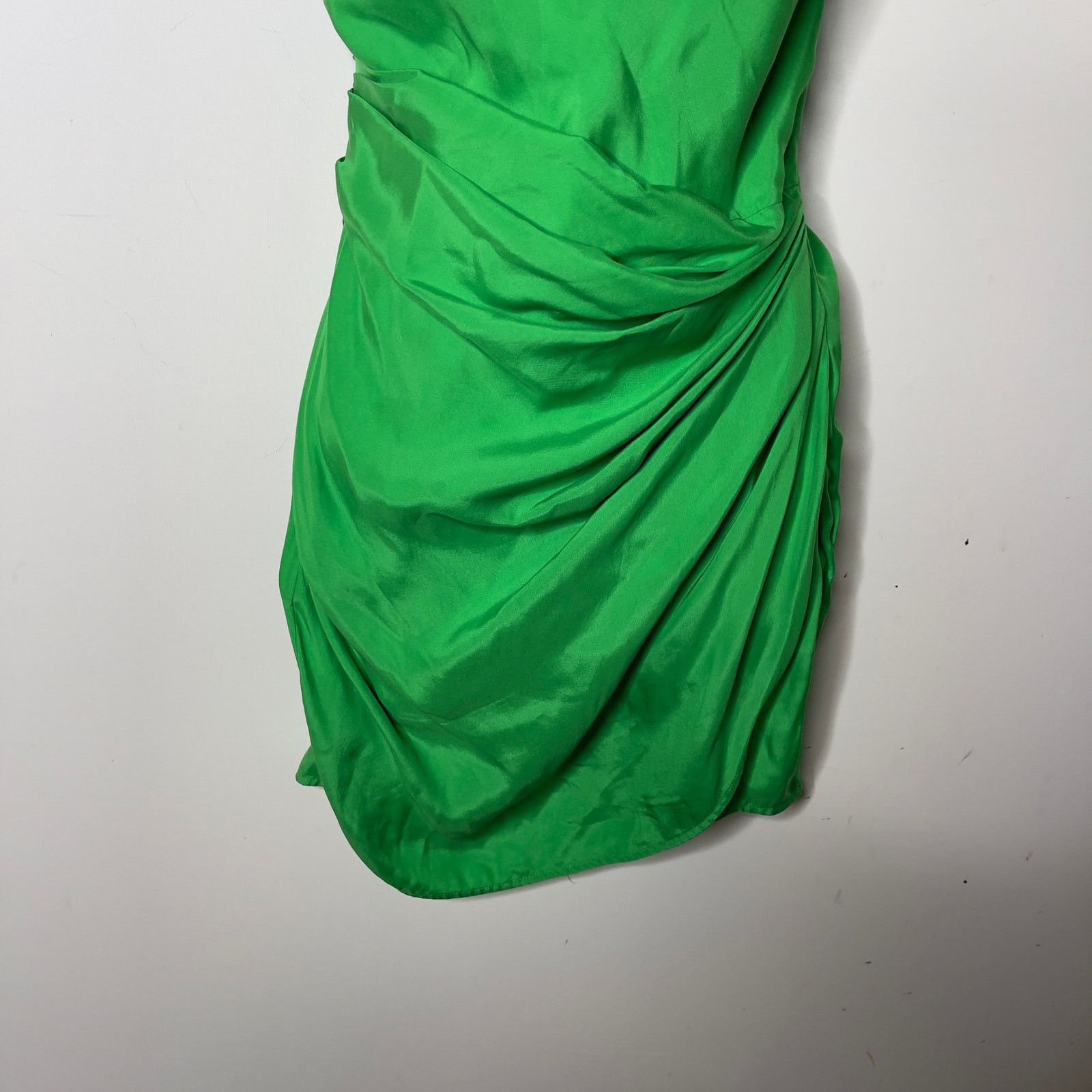 GAUGE81 GAUGE81 Shiroi open-back wrap-effect silk mini dress green Size S / US 4 / IT 40 - 10 Thumbnail