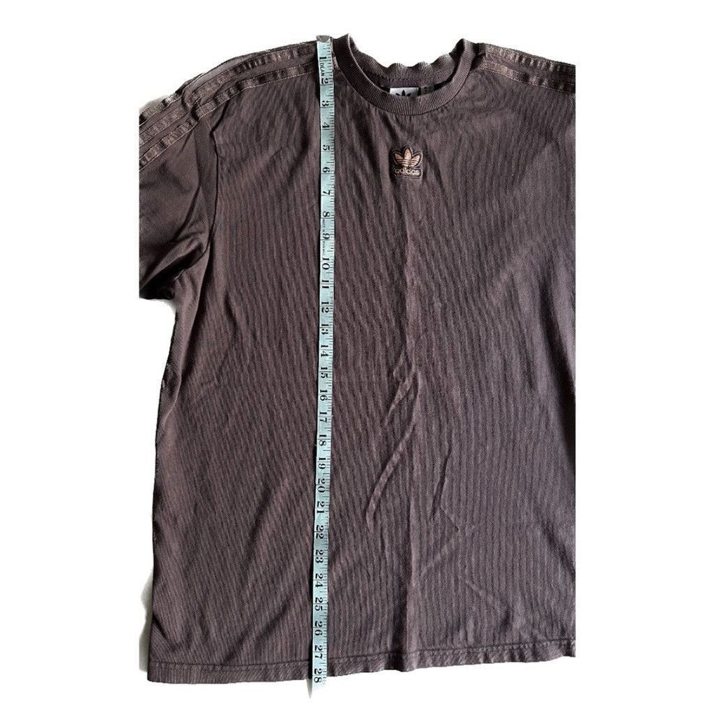 Adidas Adidas 3 Glitter Stripes Brown Boyfriend T-Shirt Size Medium Size M / US 6-8 / IT 42-44 - 9 Thumbnail
