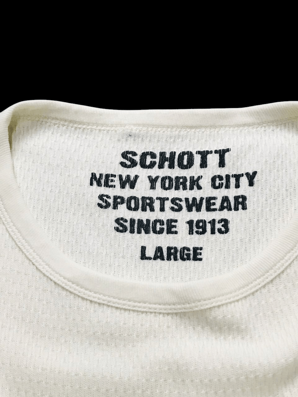 Schott × Vintage Vintage Schott Knitwear Size US L / EU 52-54 / 3 - 5 Thumbnail