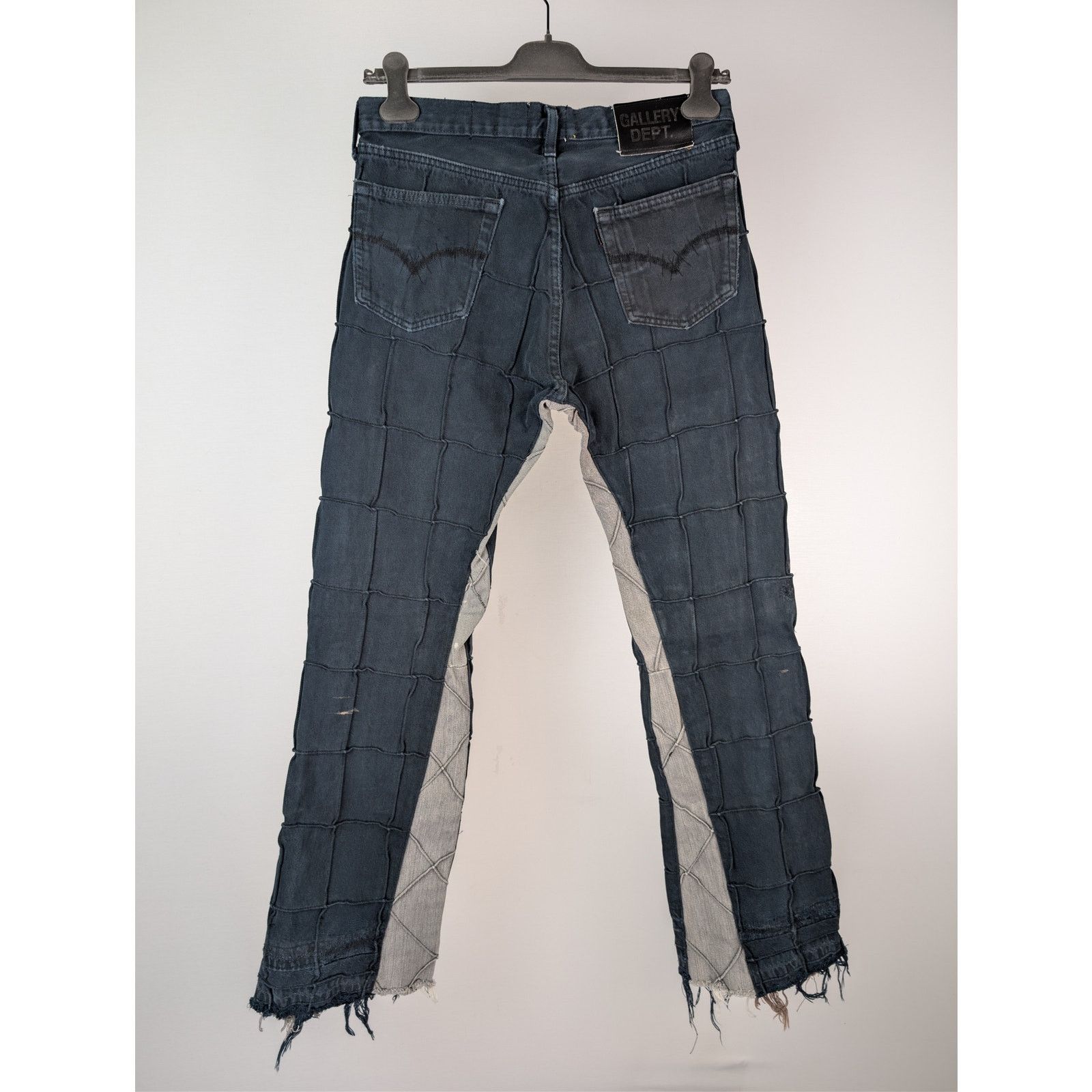 Gallery Dept. o1rshd1 Lenny Flare Denim Jeans in Black Size US 32 / EU 48 - 17 Thumbnail