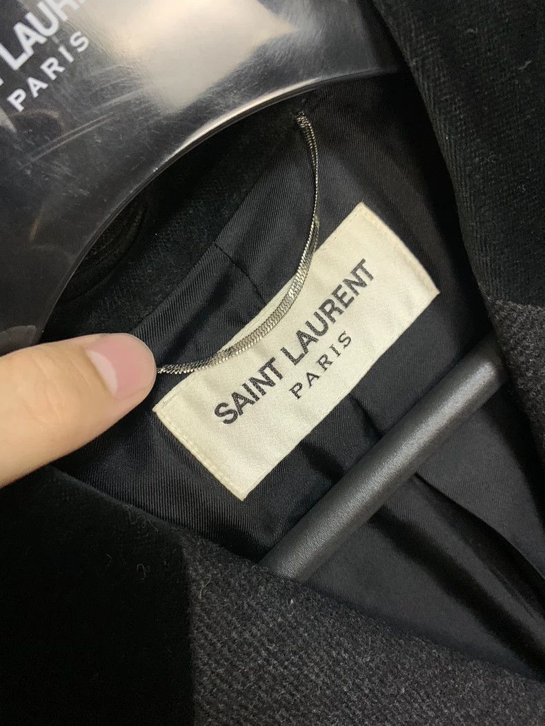 Saint Laurent Paris Saint Laurent 2014FW Wool Chesterfield Coat- Size US M / EU 48-50 / 2 - 2 Thumbnail