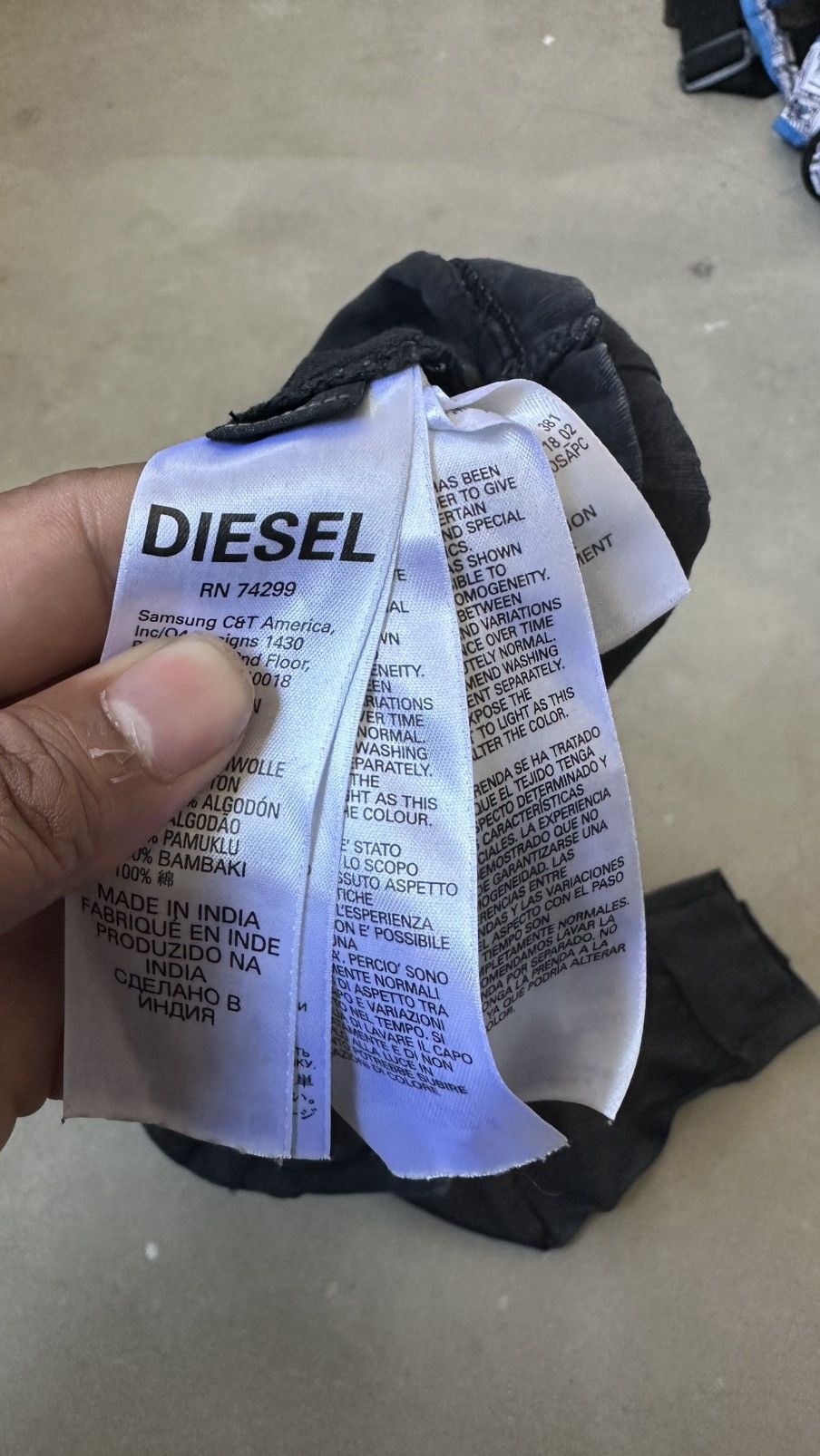 Diesel VINTAGE DIESEL ONLY THE BRAVE LS TEE Size US S / EU 44-46 / 1 - 5 Thumbnail