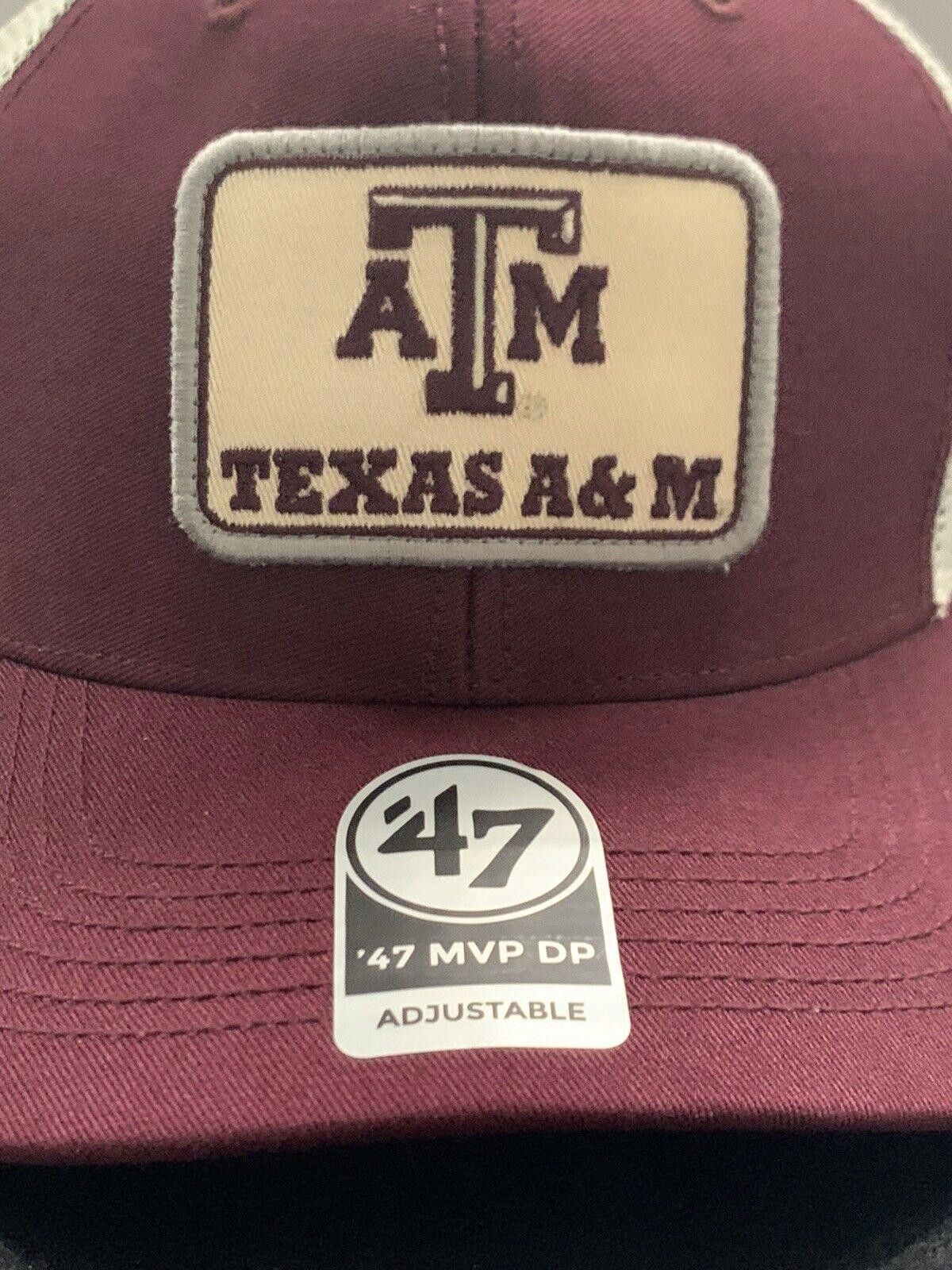 47 Brand NEW Texas A&M Aggies Snapback Cap Mesh Back Hat ‘47 Brand Size ONE SIZE - 2 Thumbnail