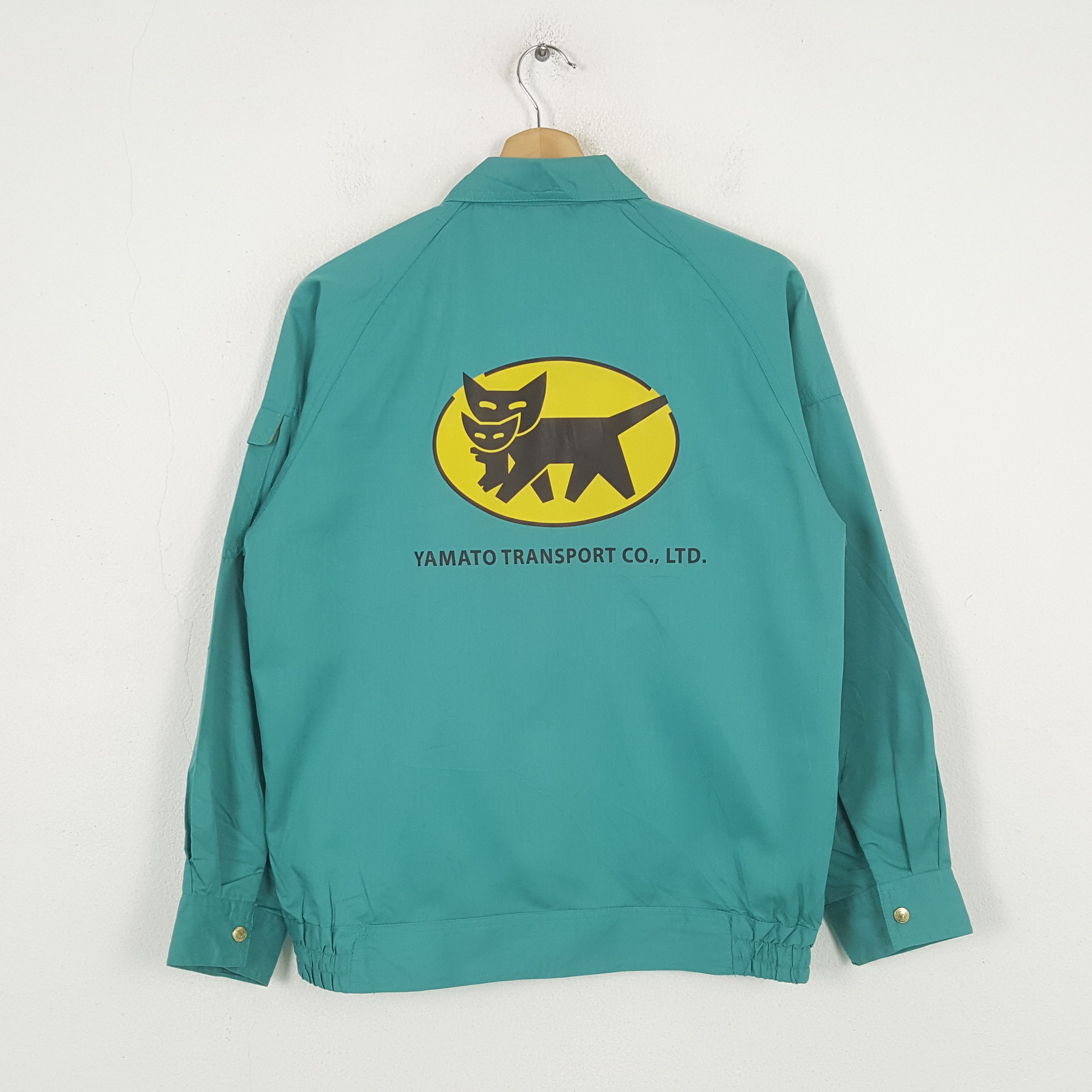 Vintage YAMATO TRANSPORT Japanese Brand Racing Jacket