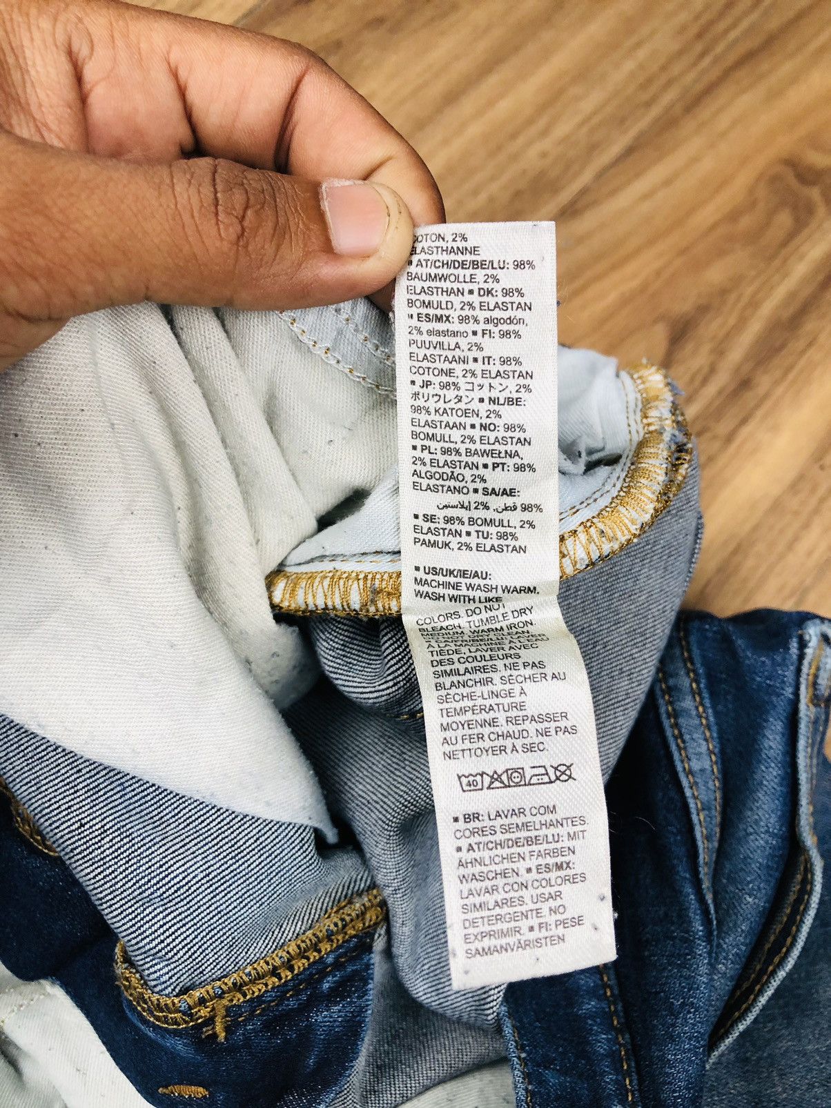 Japanese Brand GoodThreads Denim Jeans (34) Size US 35 - 10 Thumbnail