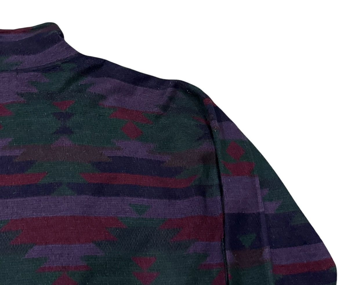 Billabong Vintage Billabong Native Design Turtleneck Fleece Jacket Size US L / EU 52-54 / 3 - 12 Thumbnail
