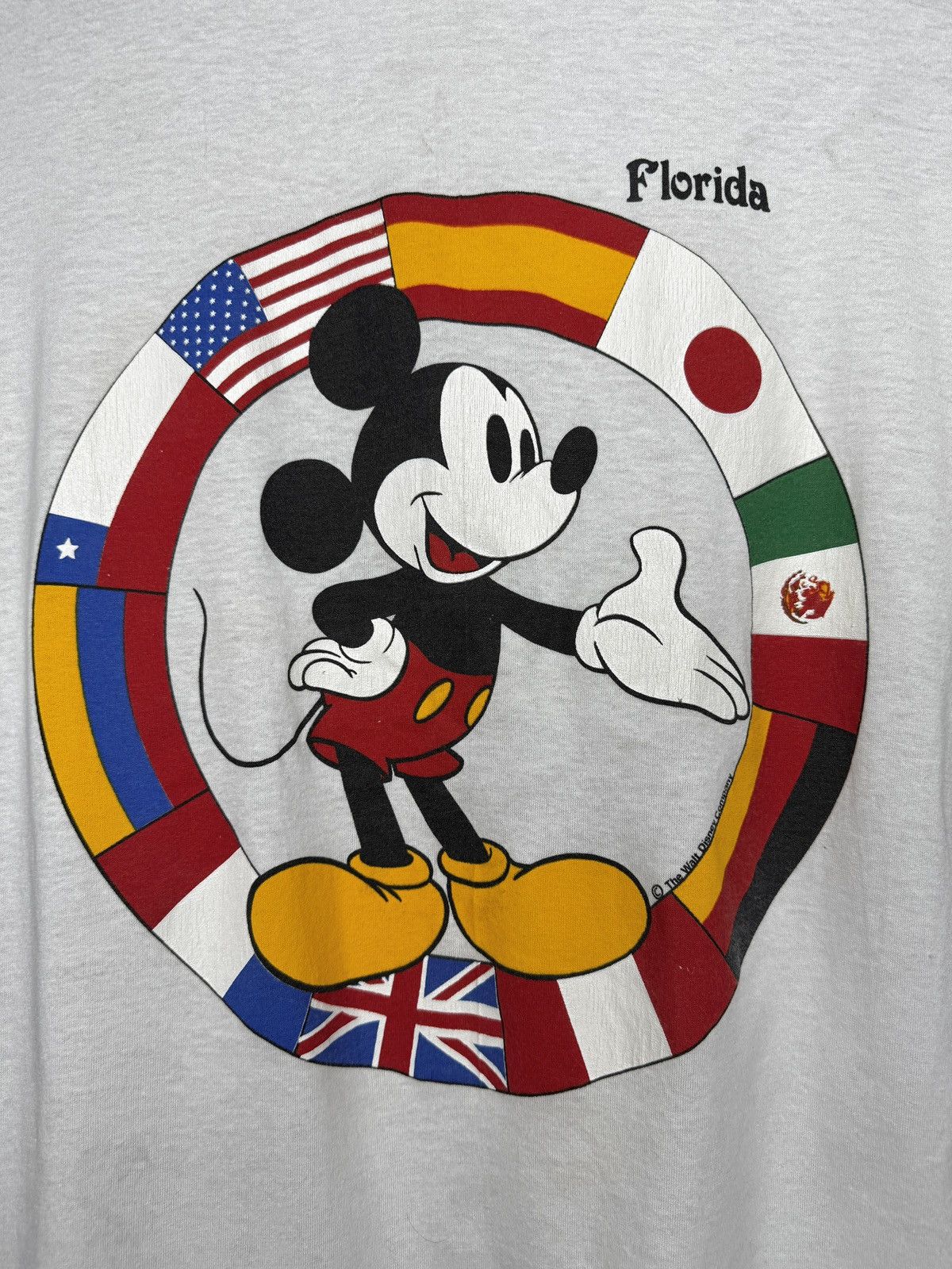 Vintage Vintage Sherry 80s Mickey Mouse Florida made in USA tee Size US L / EU 52-54 / 3 - 3 Thumbnail
