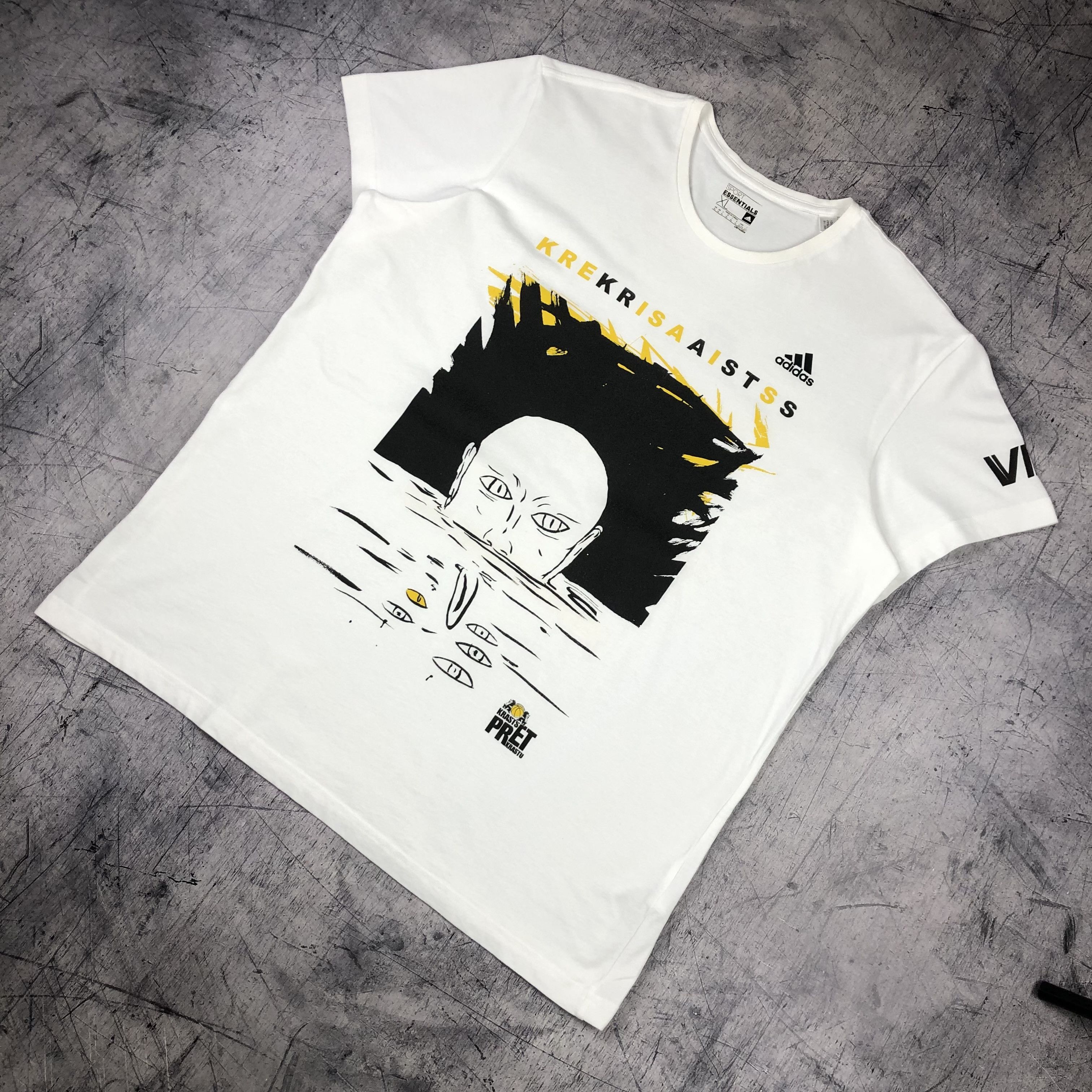 Adidas Adidas Psycho Art Krasts Pret Krastu #8 VEF Balta Riga Tee Size US XL / EU 56 / 4 - 6 Thumbnail