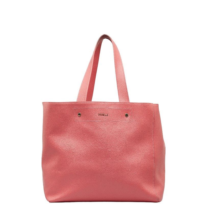 Furla Furla Furla Leather Logo Gold Hardware Tote Shoulder Bag Leather Tote Bag in Very Good Condition Size ONE SIZE - 1 Thumbnail