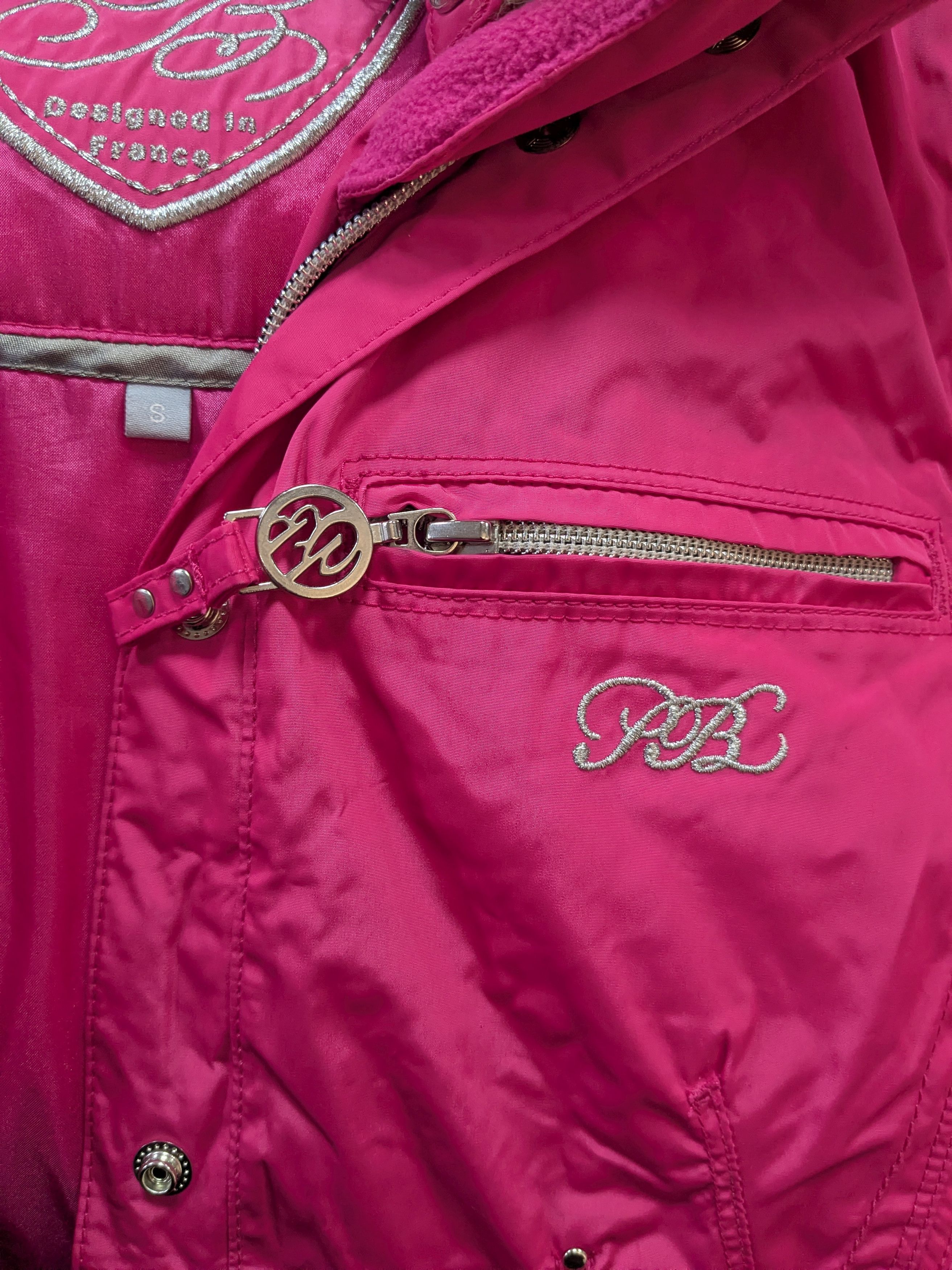 Other Poivre Blanc Women’s Pink Ski Jacket – Fur Hood, Size S Size S / US 4 / IT 40 - 5 Thumbnail