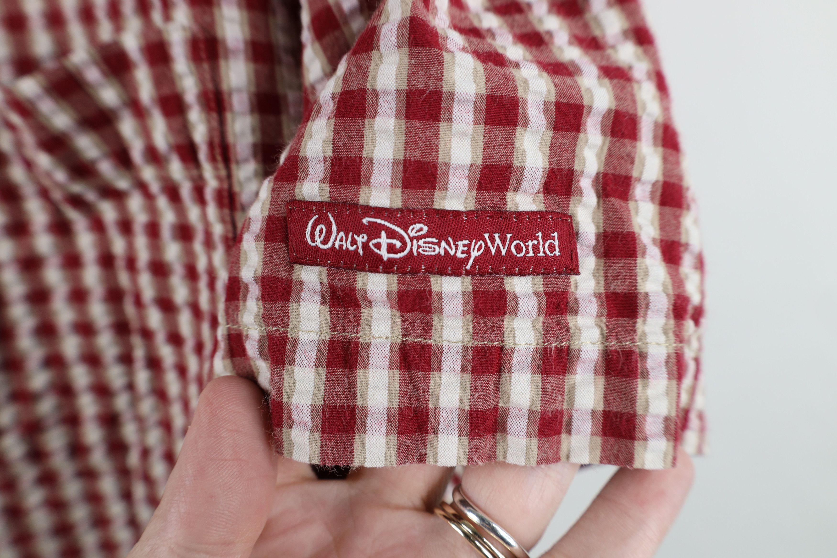 Disney Vintage 90s Disney Mickey Mouse Short Sleeve Button Shirt Size US M / EU 48-50 / 2 - 6 Thumbnail