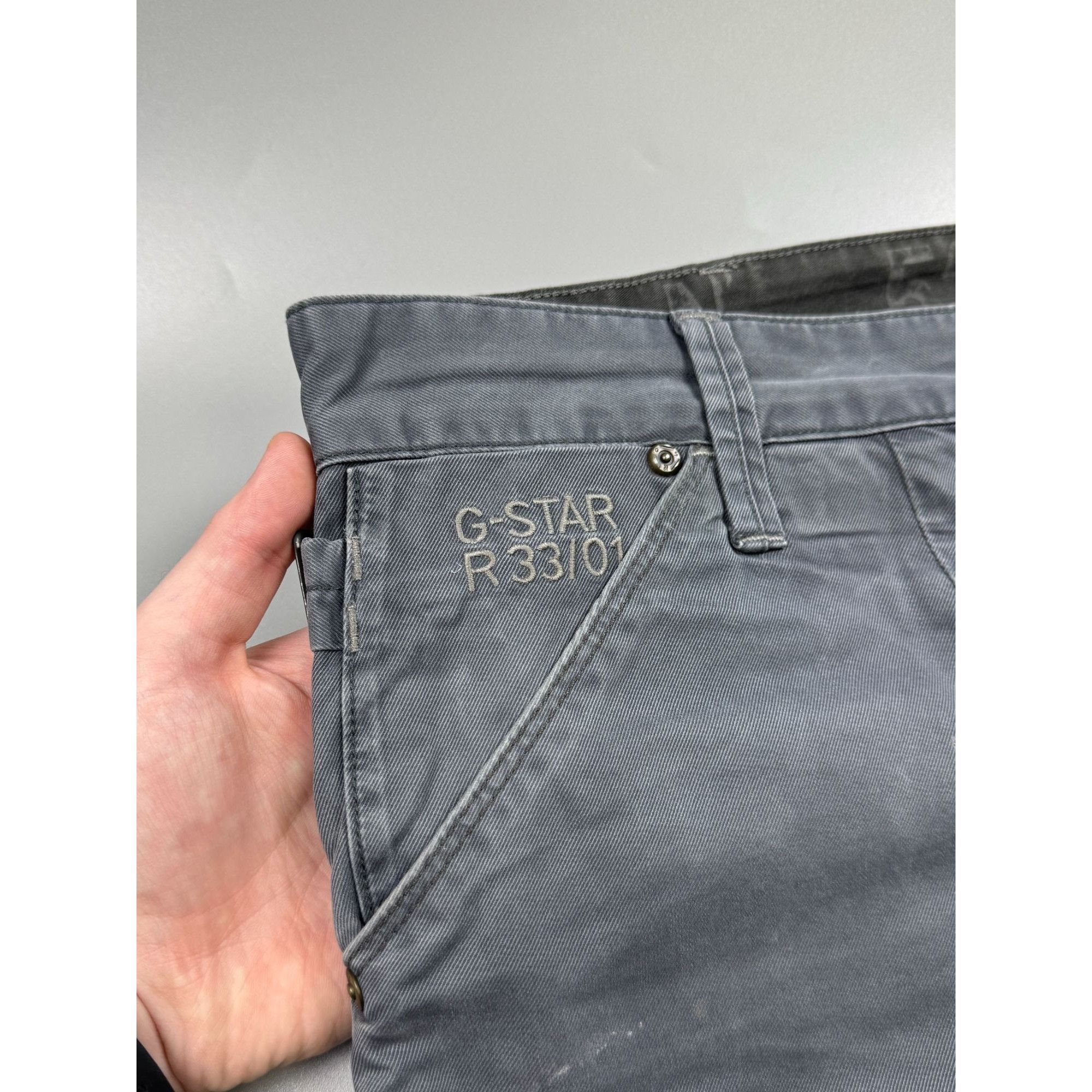 G-Star G-Star RAW Gray Cargo Pants (Y1192) Size US 35 - 5 Thumbnail