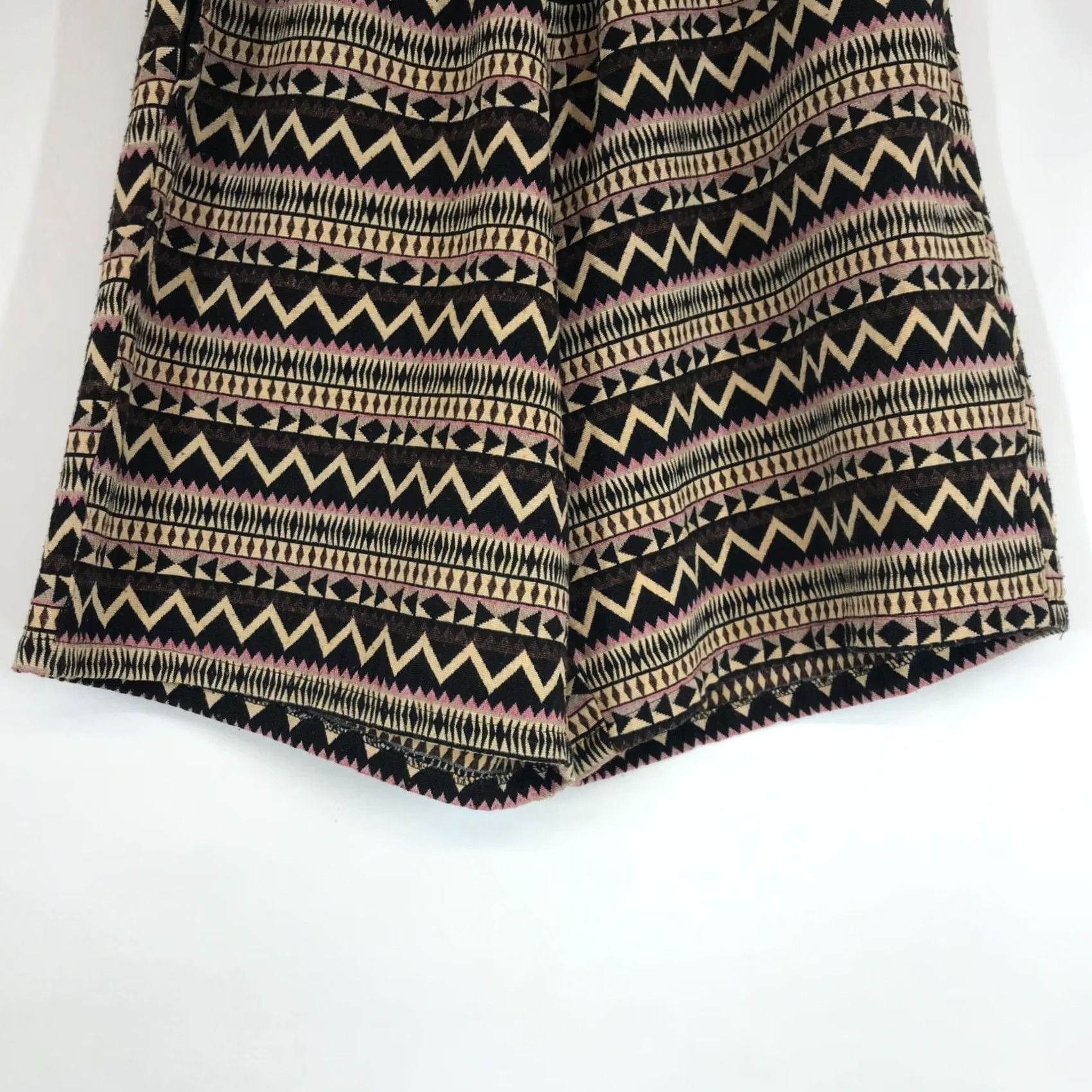 Vintage VIRBLATT SHORTS Mens SMALL MEDIUM BLACK ELASTIC WAIST COTTON HIPPIE Size US 29 - 3 Thumbnail
