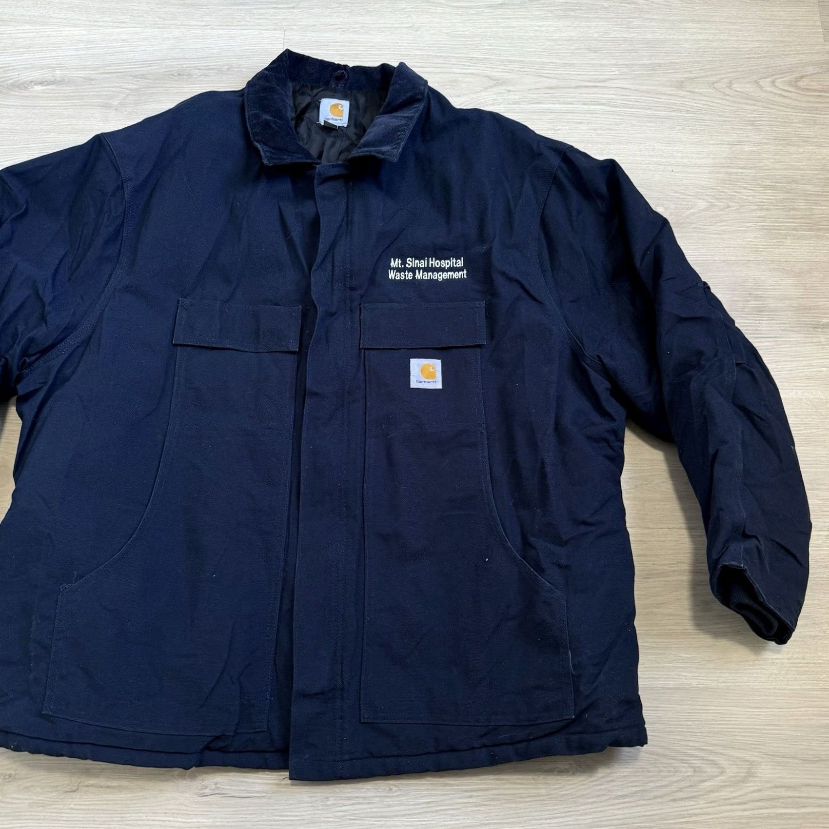 Carhartt VINTAGE Carhartt Jacket Coat Workwear Bomber Quilt Lined 4XL Dark Blue C003 DNY Men’s Size 4XL Size US XXL / EU 58 / 5 - 3 Thumbnail