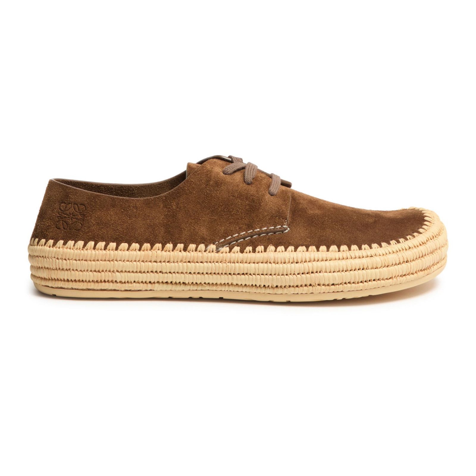 Loewe LOEWE Rio Taupe Suede Lace Espadrilles New & Authentic (Men' Size US 9 / EU 42 - 1 Thumbnail