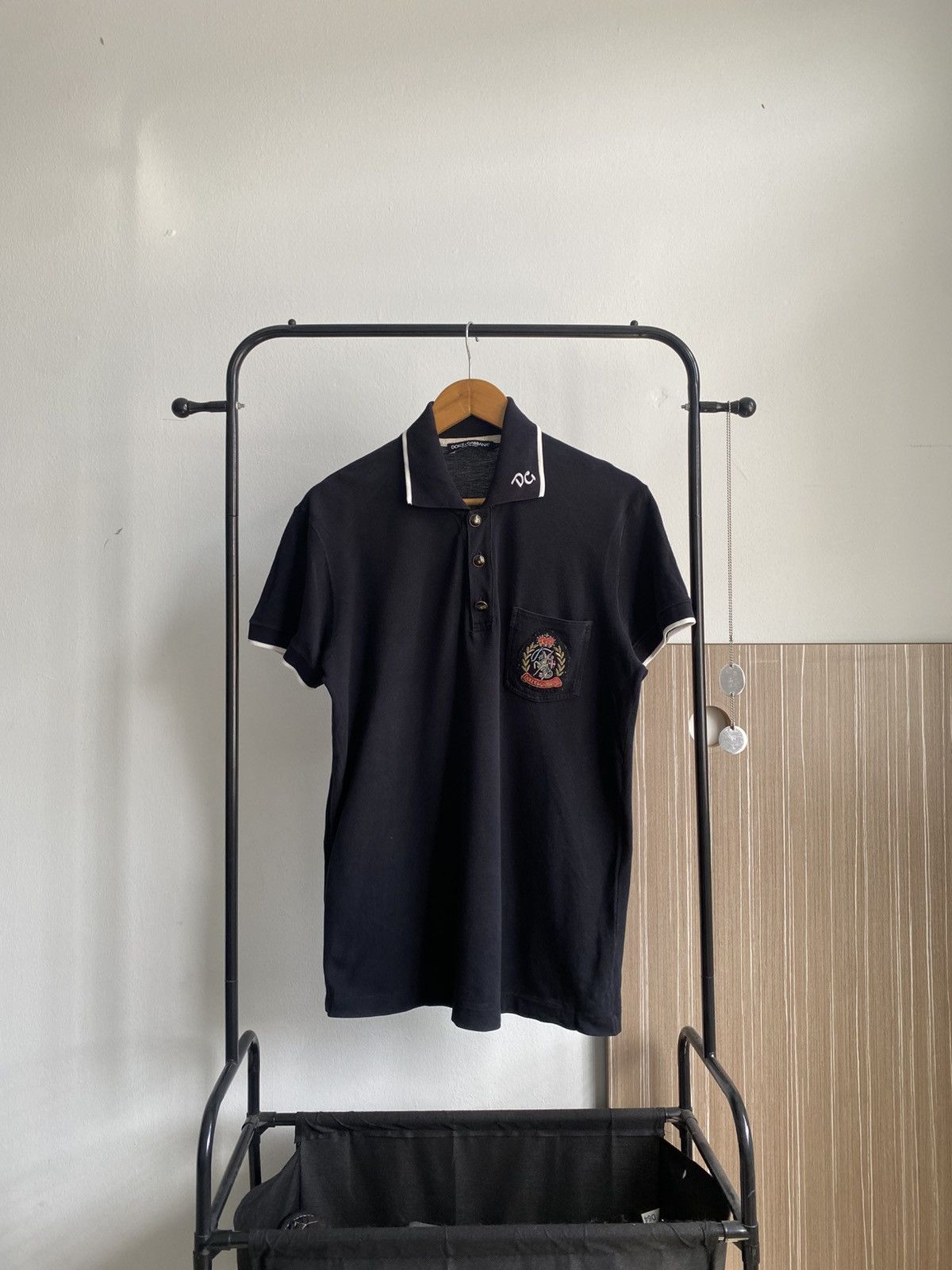 Dolce & Gabbana Vintage FADED Dolce & Gabbana Polo Shirt 🔥 Size US M / EU 48-50 / 2 - 7 Thumbnail