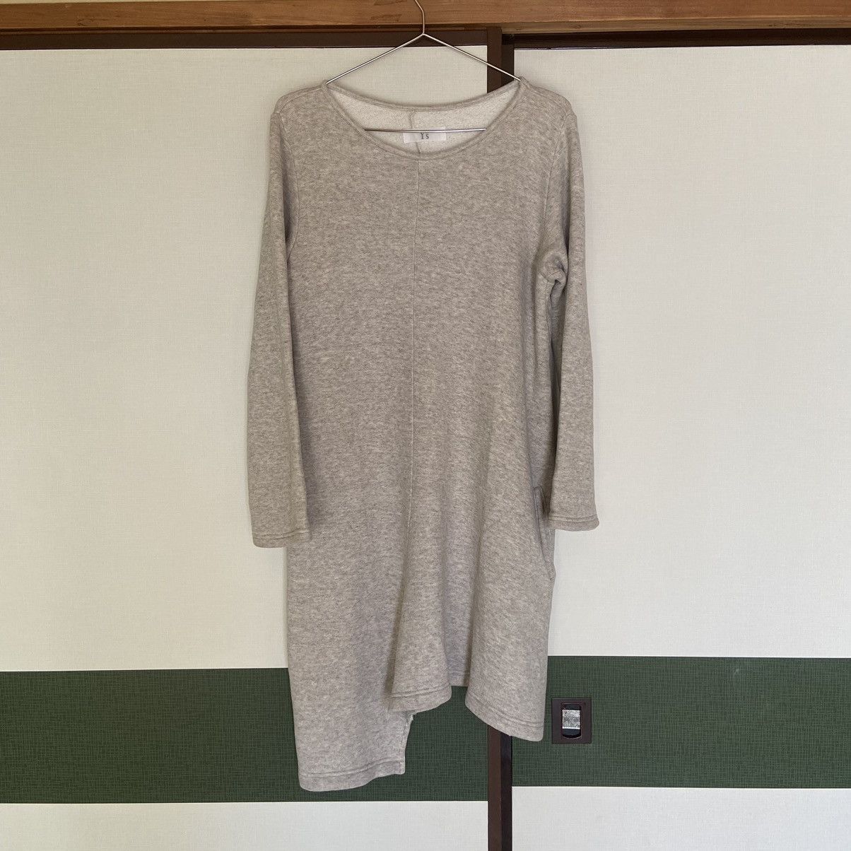 Y's Yohji Yamamoto Asymmetrical Sweater Pullover Dress