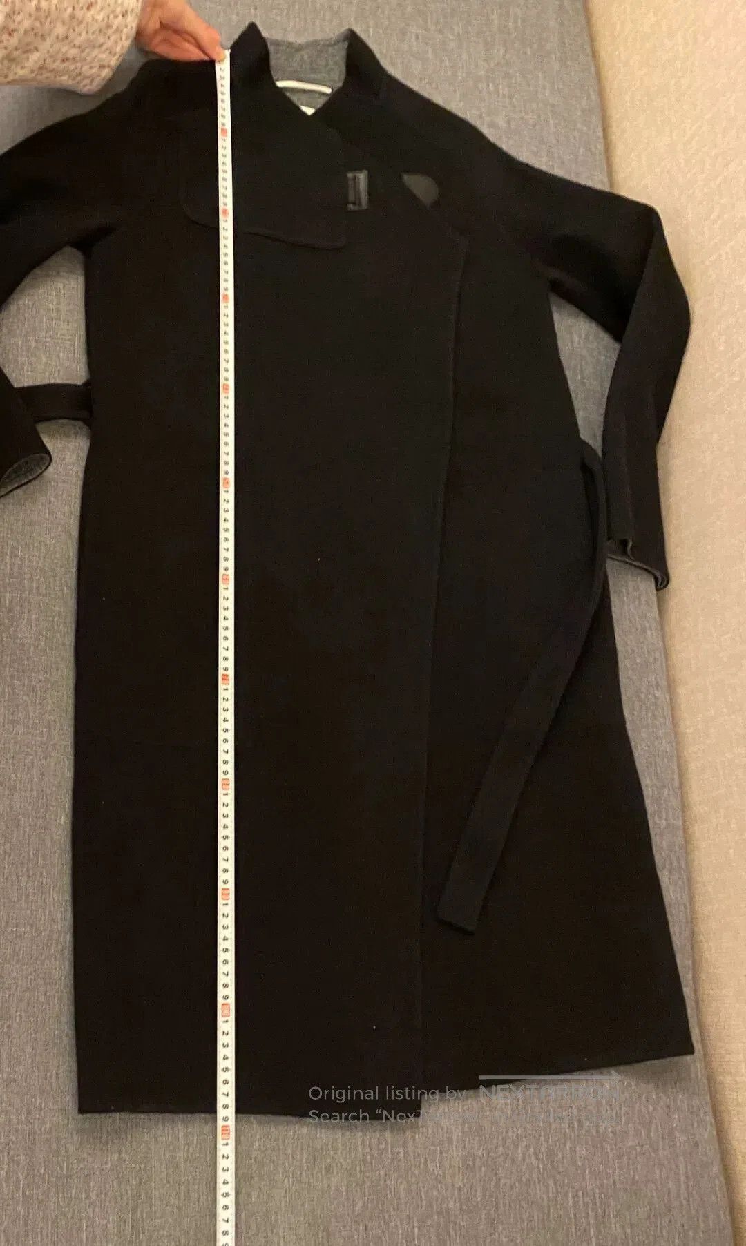 Hermes hermes black and gray cashmere coat. Size US S / EU 44-46 / 1 - 5 Thumbnail