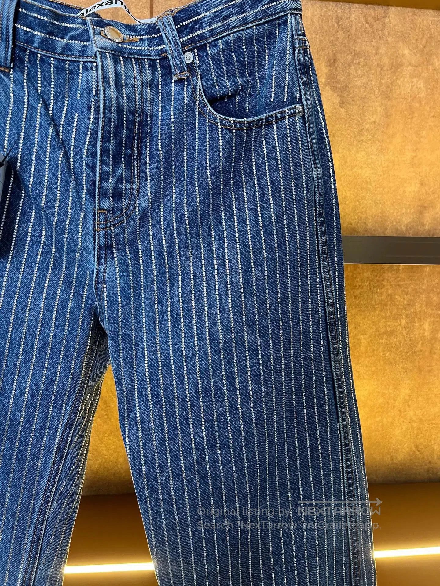 Alexander Wang Alexander Wang Rhinestone Jeans| Size 24" / US 00 / IT 34 - 3 Thumbnail