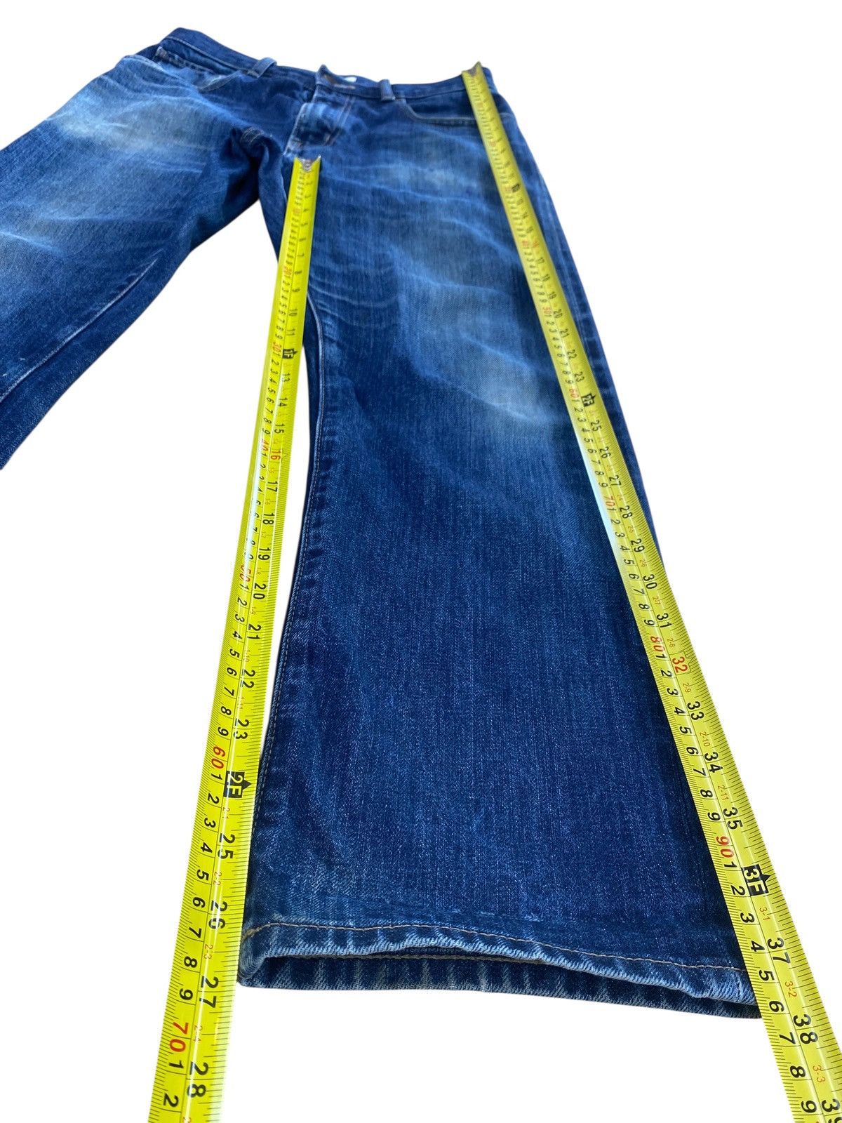Uniqlo Uniqlo Selvedge Faded Wash Loose Jeans Size US 30 / EU 46 - 12 Thumbnail